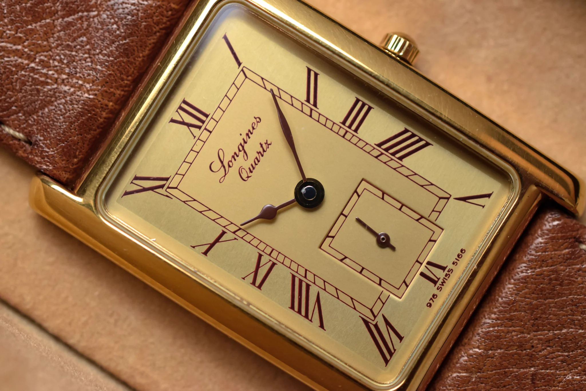 1982 NOS Longines Quartz 150th Anniversary Tank - Image 3