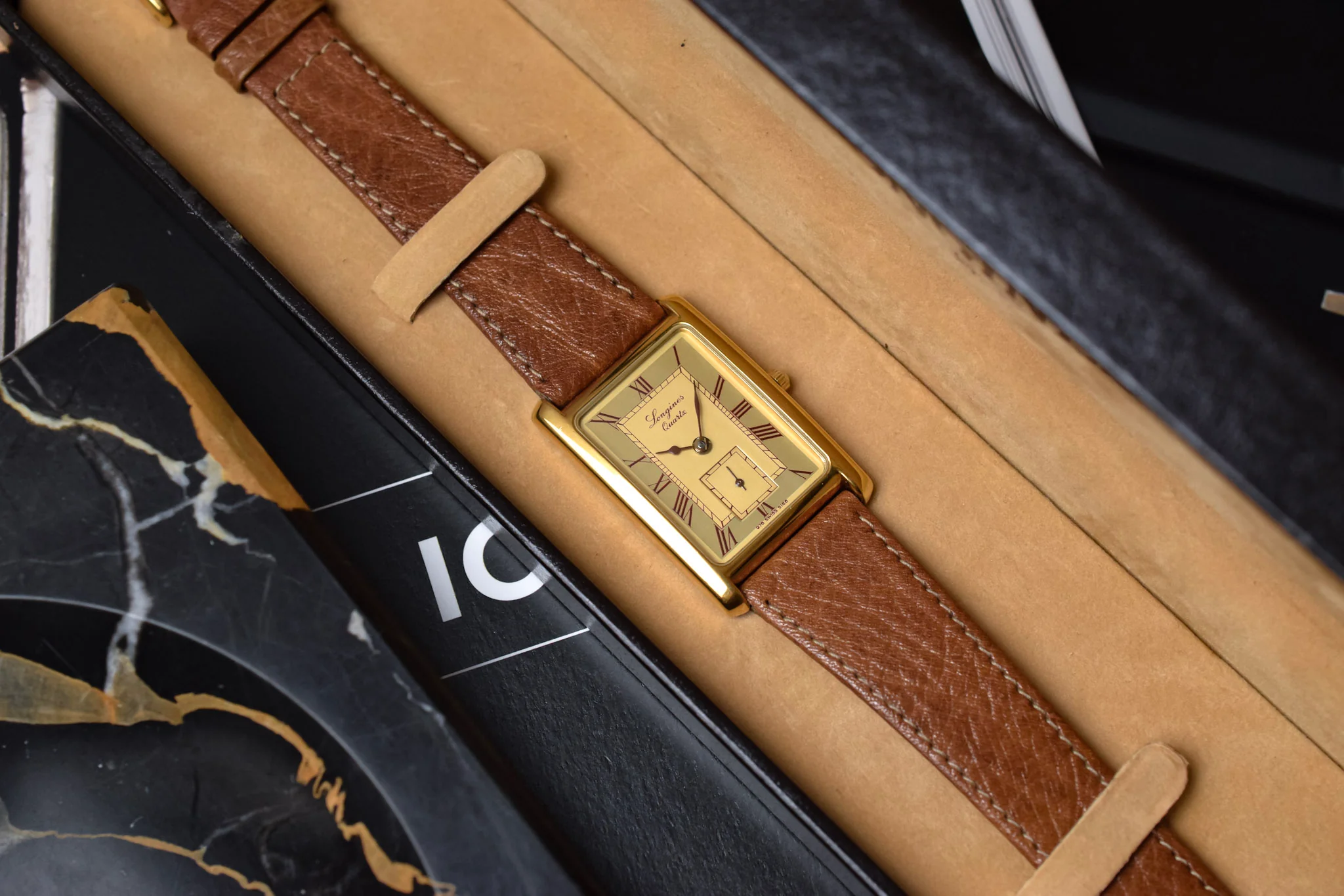1982 NOS Longines Quartz 150th Anniversary Tank - Image 4