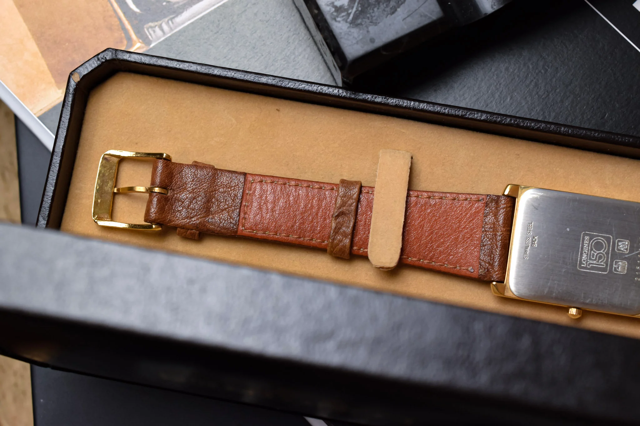 1982 NOS Longines Quartz 150th Anniversary Tank - Image 9