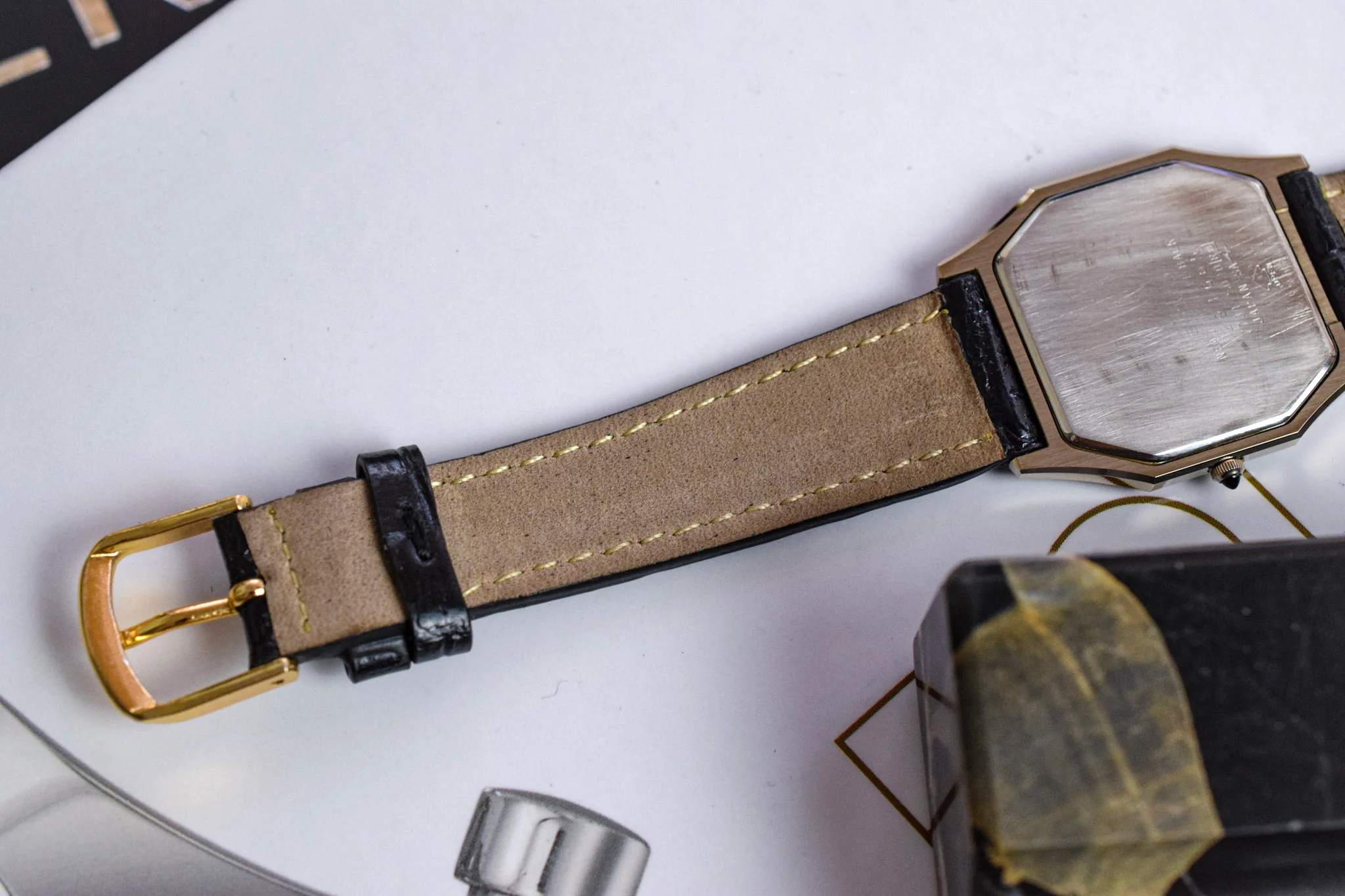 1982 Seiko Dolce NSAG Tapestry Dial Octo - Image 9