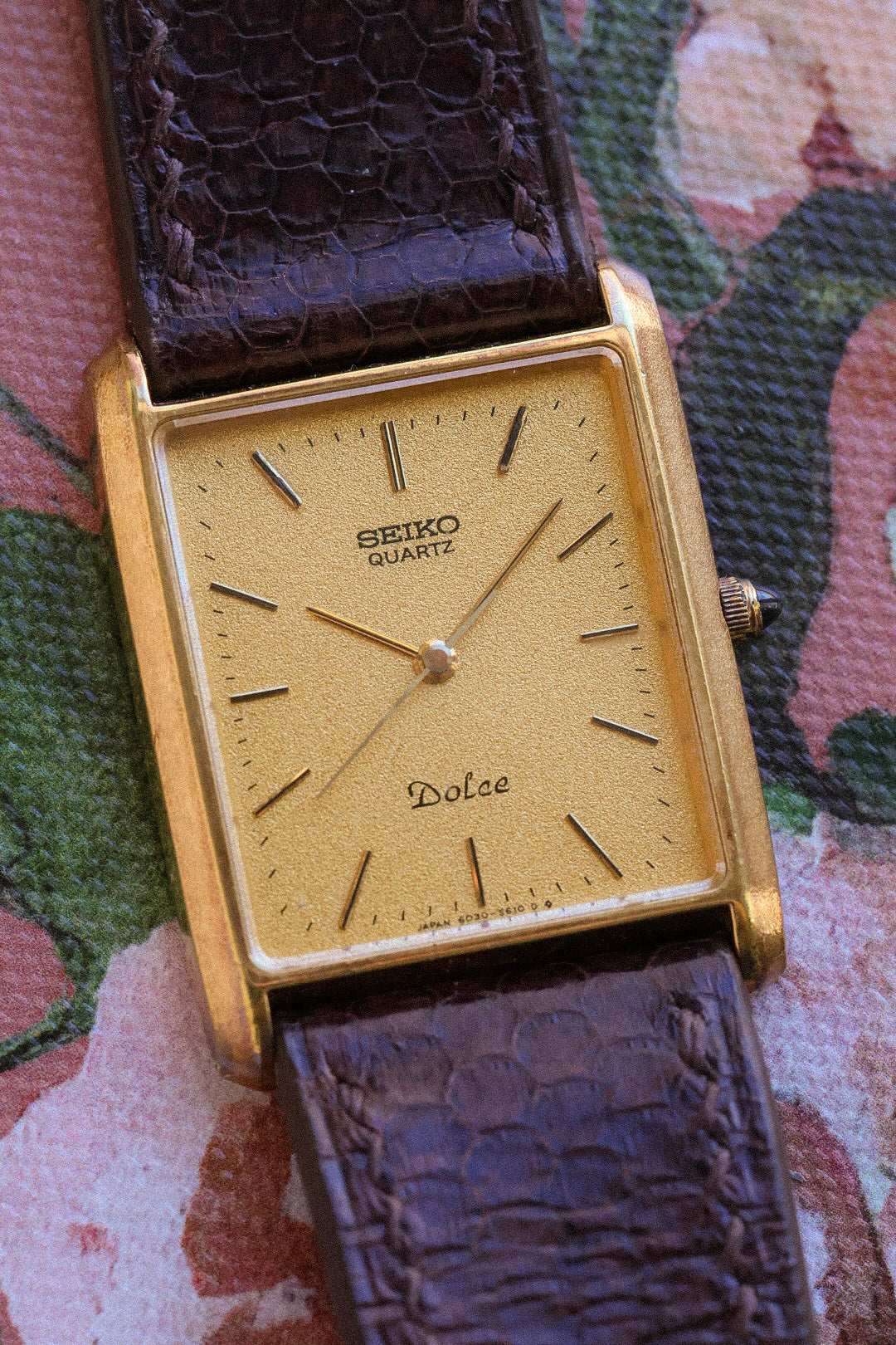 1982 Seiko Dolce Sparkle Dial Tank - Image 3