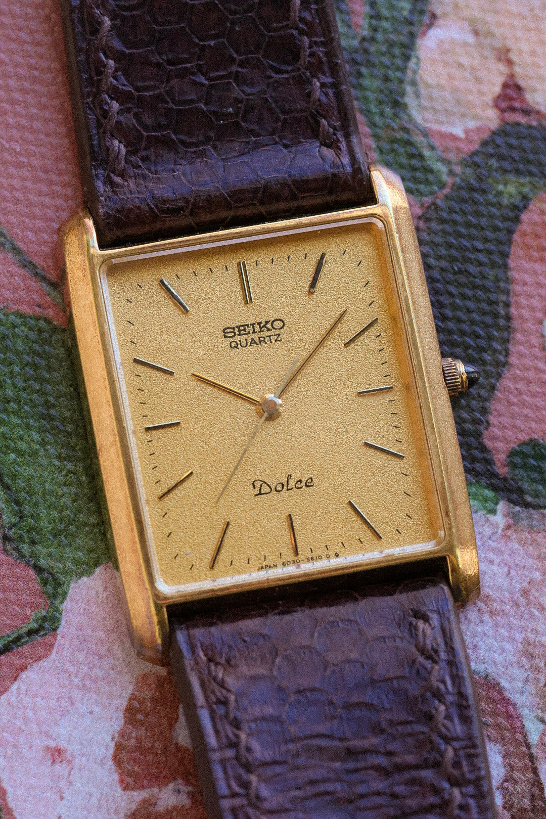 1982 Seiko Dolce Sparkle Dial Tank - Image 4
