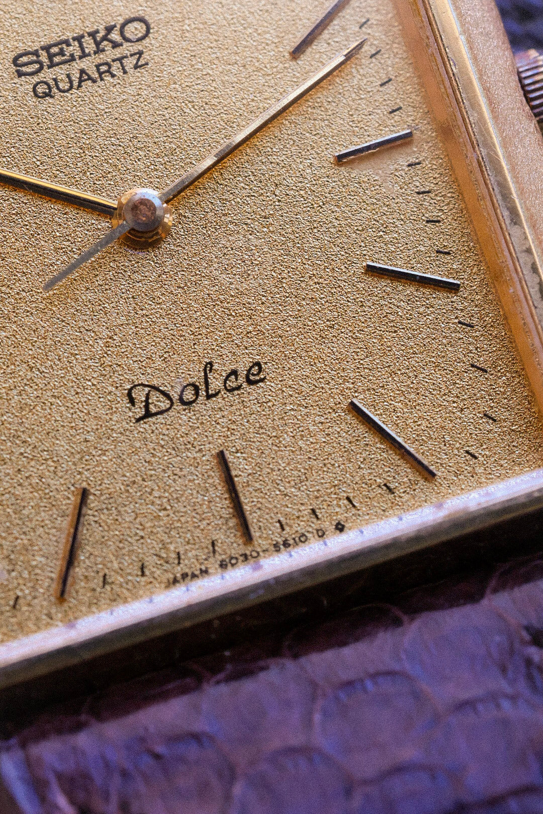 1982 Seiko Dolce Sparkle Dial Tank - Image 5