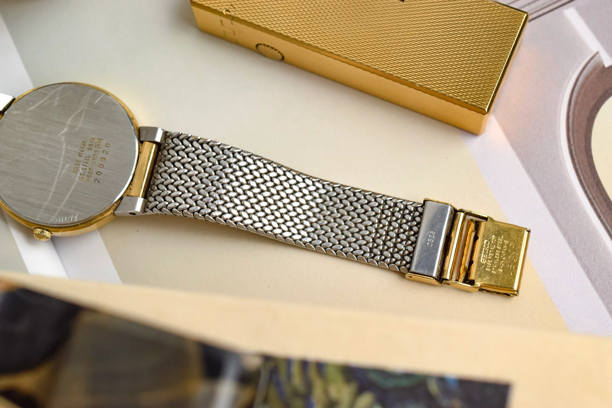 1982 Seiko Gilt Rope Bezel - Image 8