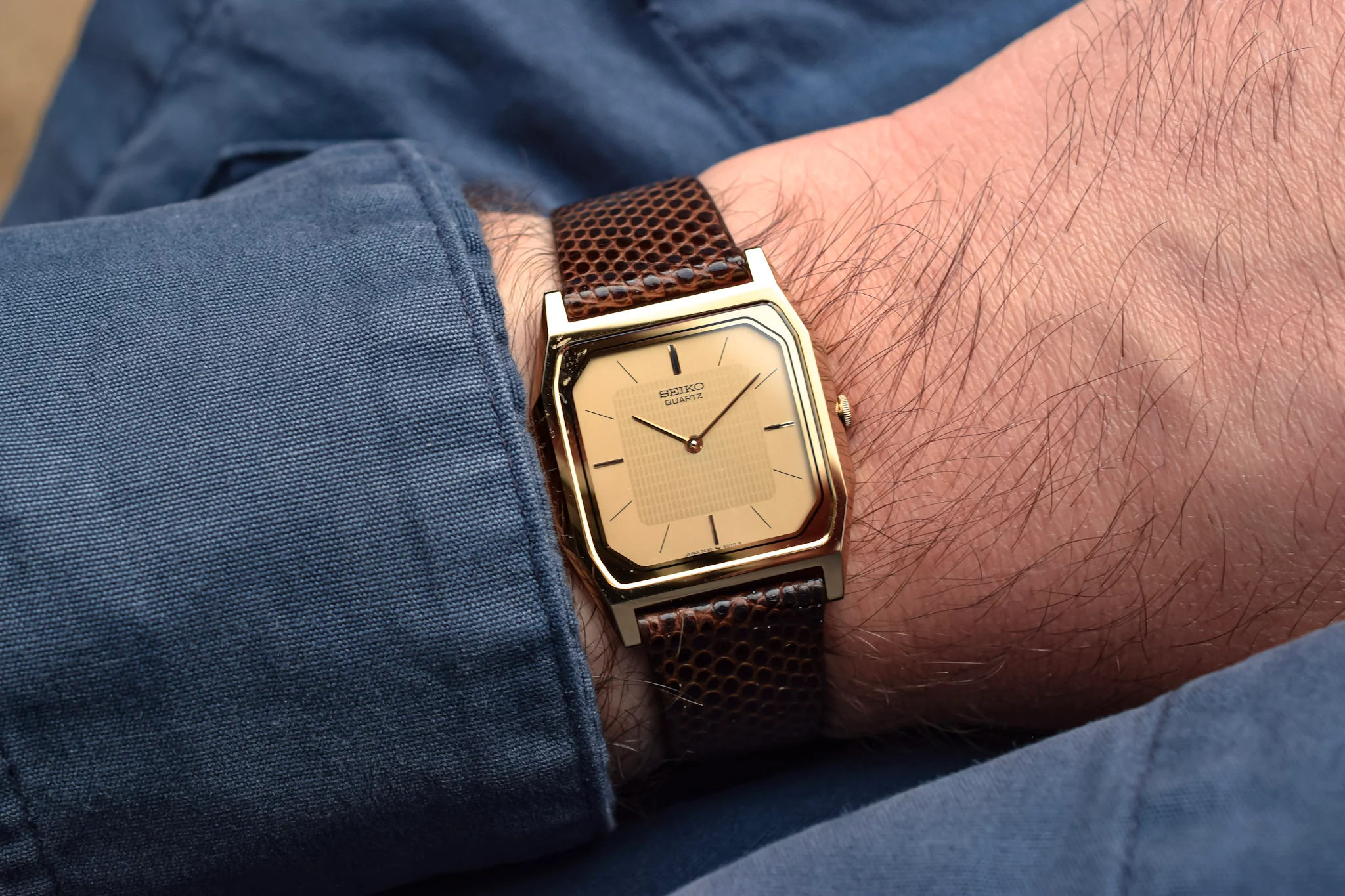 1982 Seiko Gold Tone Octo - Image 9