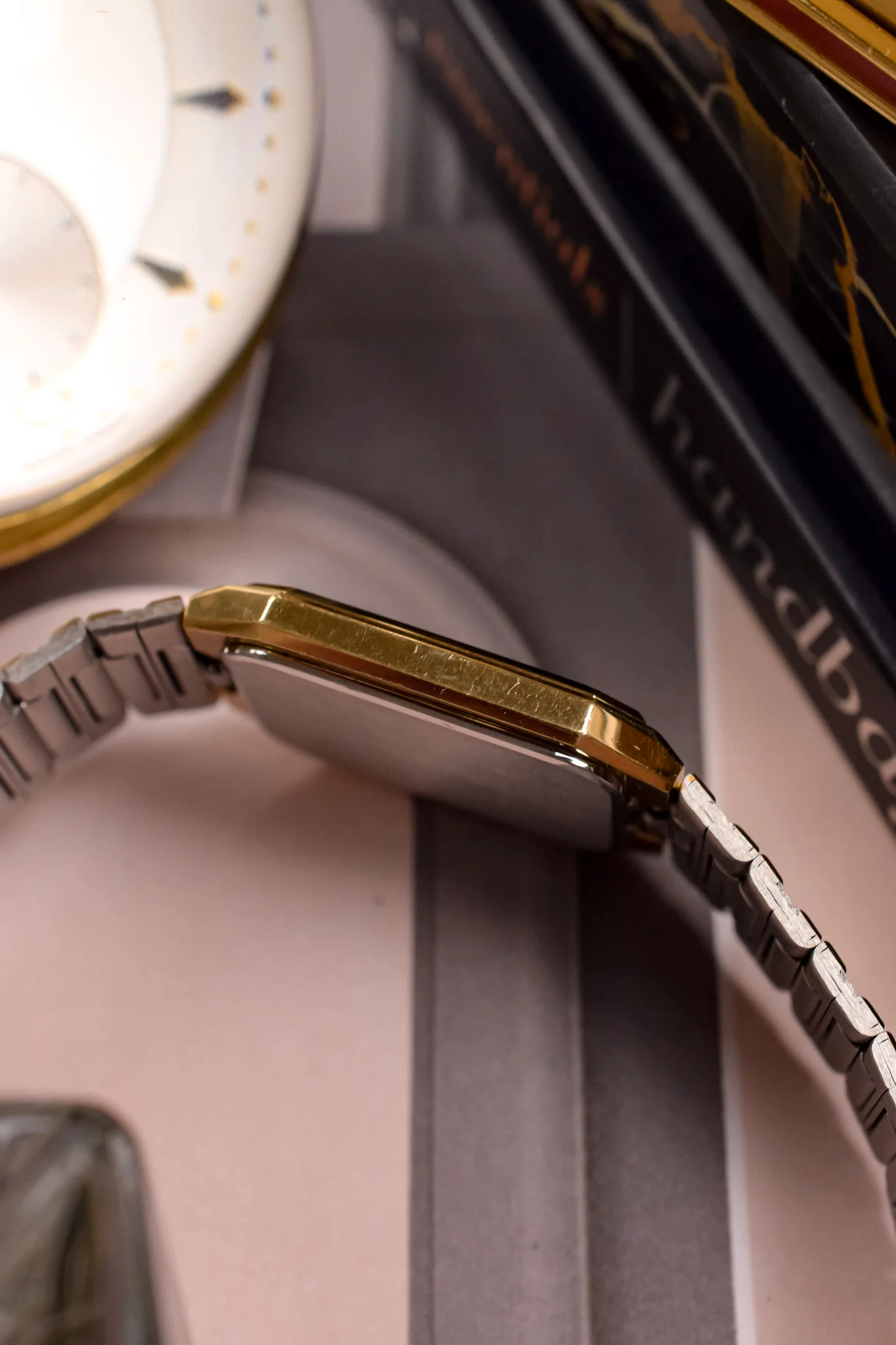 1982 Seiko Golden Geometric Motif Jumbo Octo - Image 6