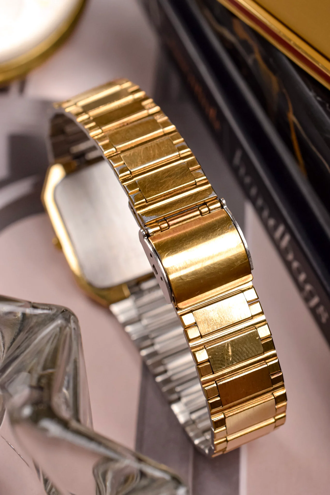 1982 Seiko Golden Geometric Motif Jumbo Octo - Image 7