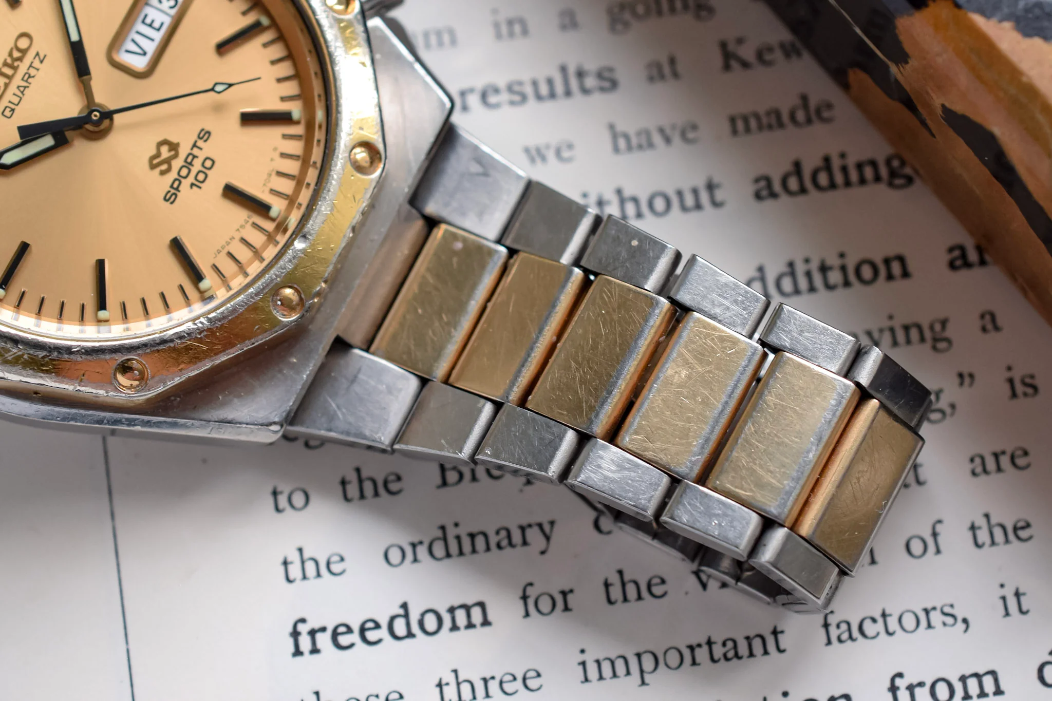 1982 Seiko Oak Two Toned Day-Date - Image 7