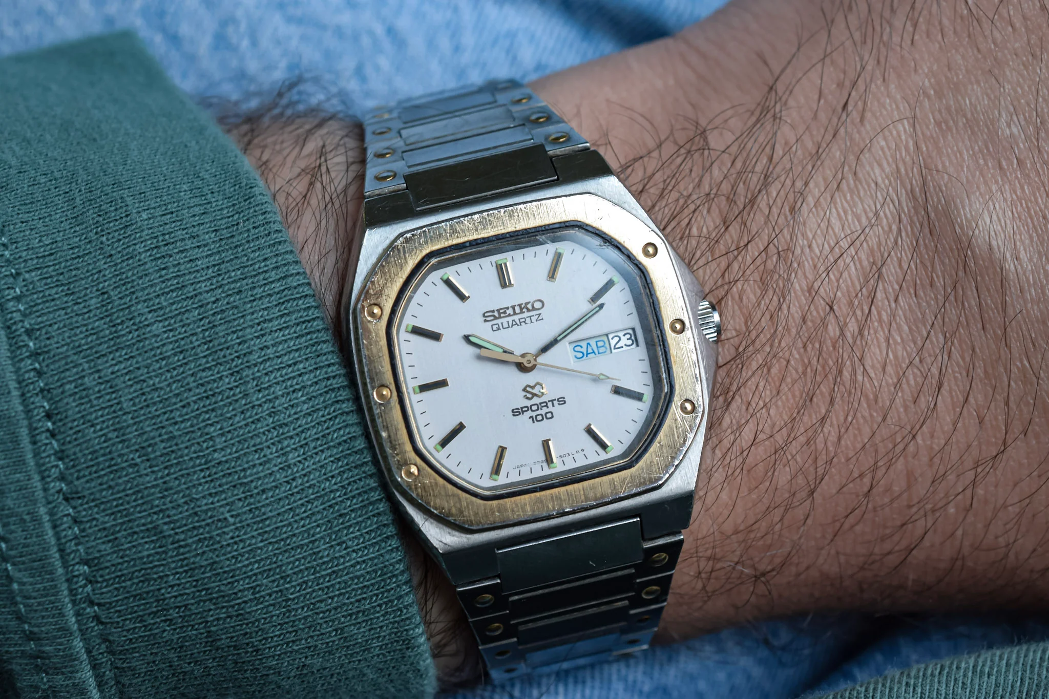 1982 Seiko "Royal Oak" SQ Sports 100 - Image 3