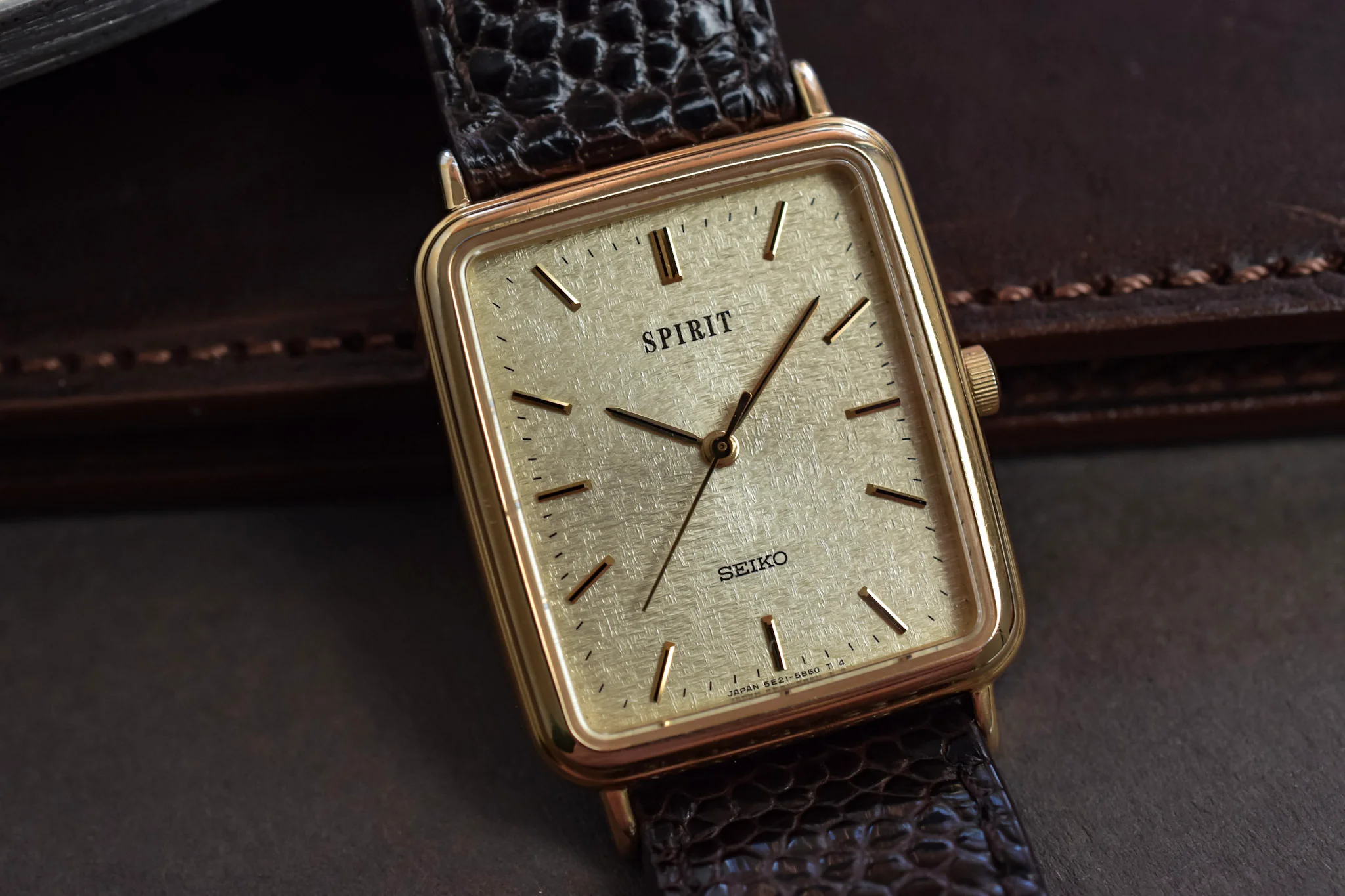 1982 Seiko Spirit Champagne Snowflake Chariot - Image 3