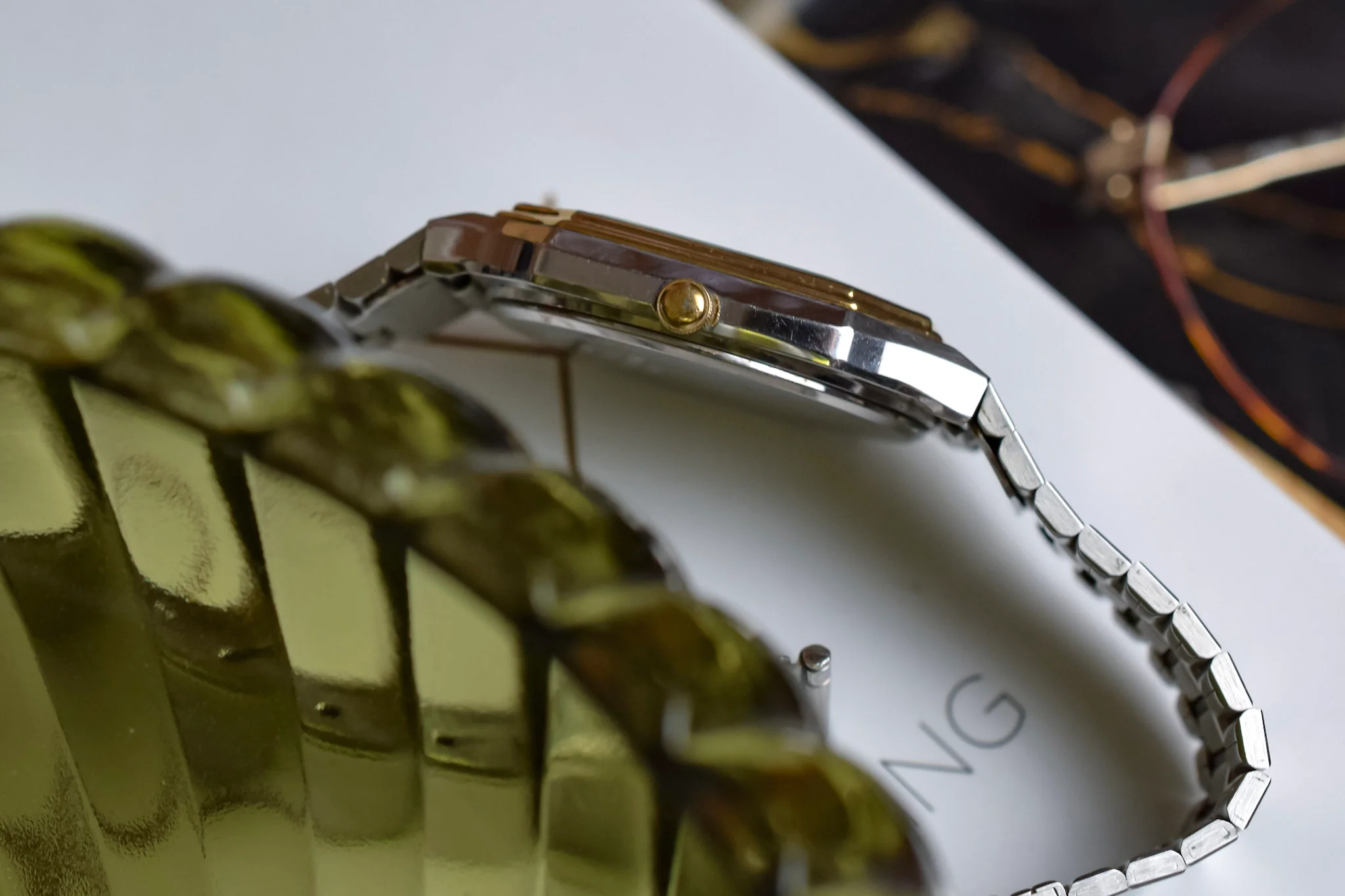 1982 Seiko SQ Two Toned Roman Breguet Hour Hand Octo - Image 4