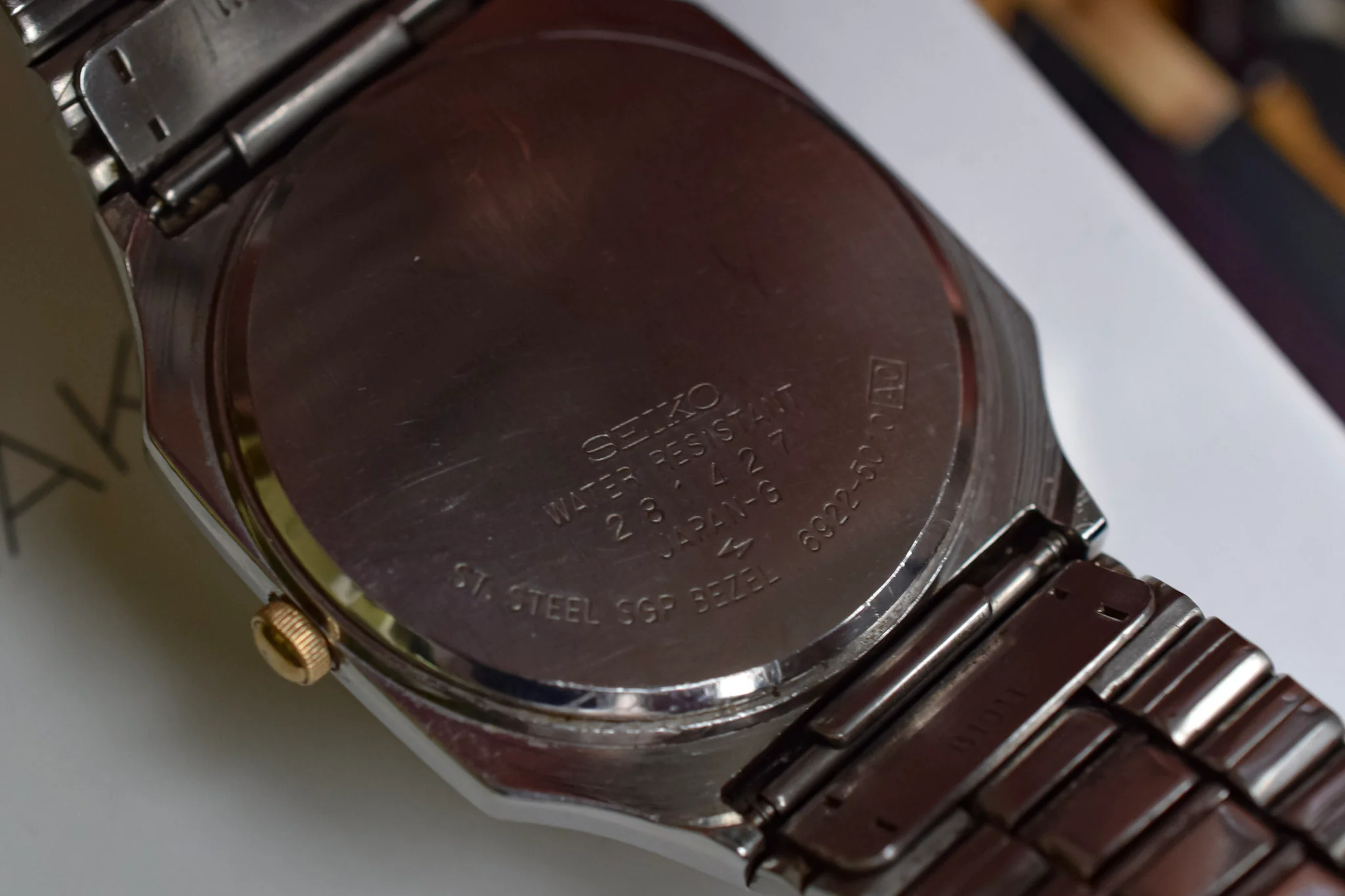 1982 Seiko SQ Two Toned Roman Breguet Hour Hand Octo - Image 7