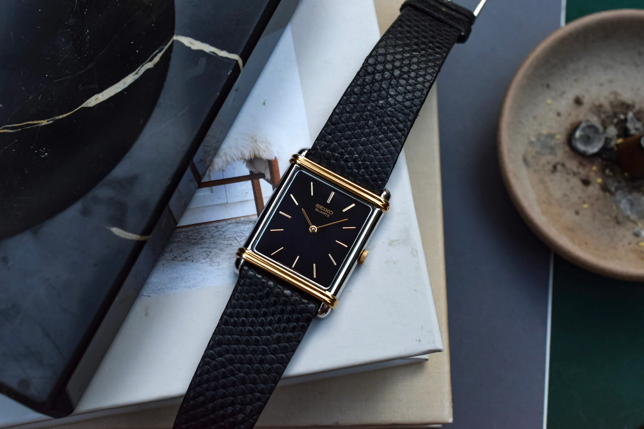 1982 Seiko Stepped Bezel Tank - Image 11
