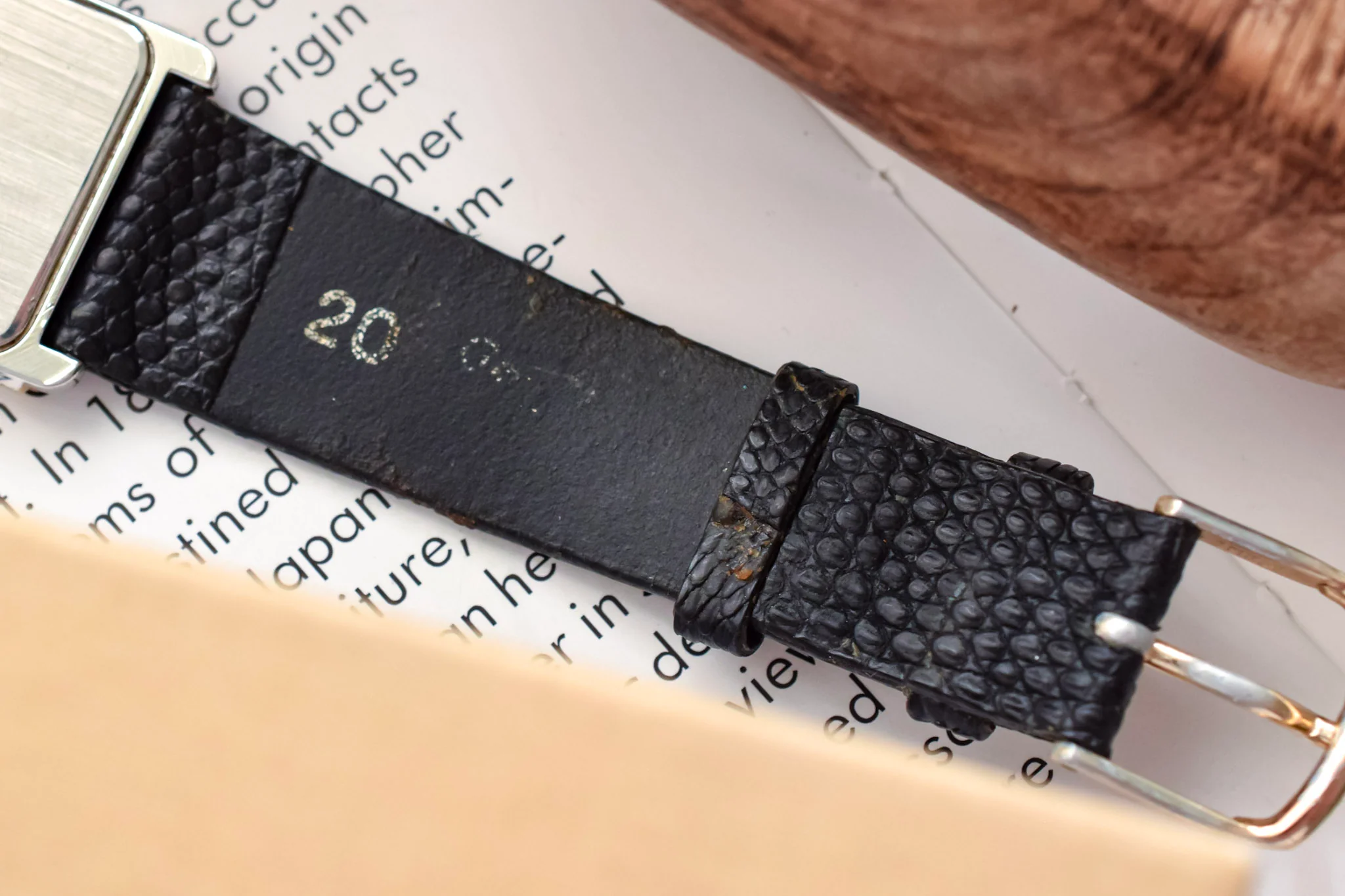 1982 Seiko Stepped Bezel Tank - Image 8
