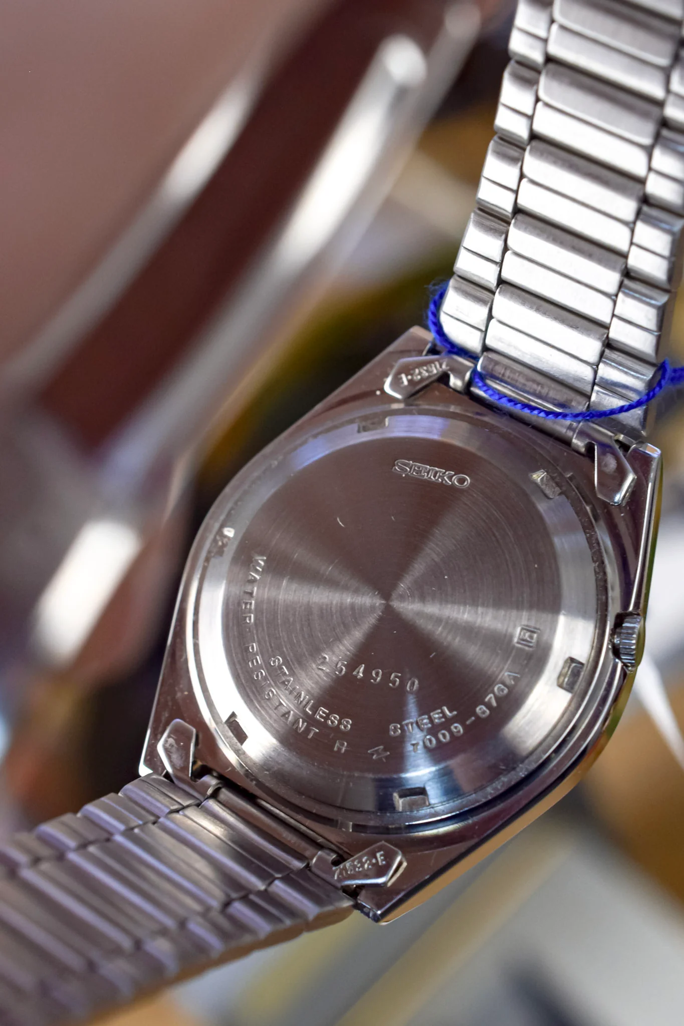 1983 Seiko 5 Automatic Honeycomb Day-Date - NOS - Image 8