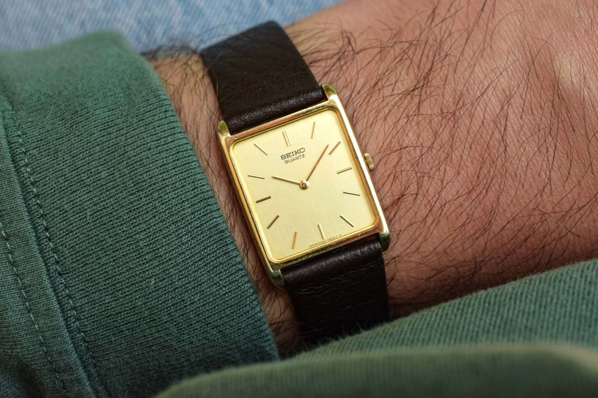 1983 Seiko Champagne Tank - Image 2