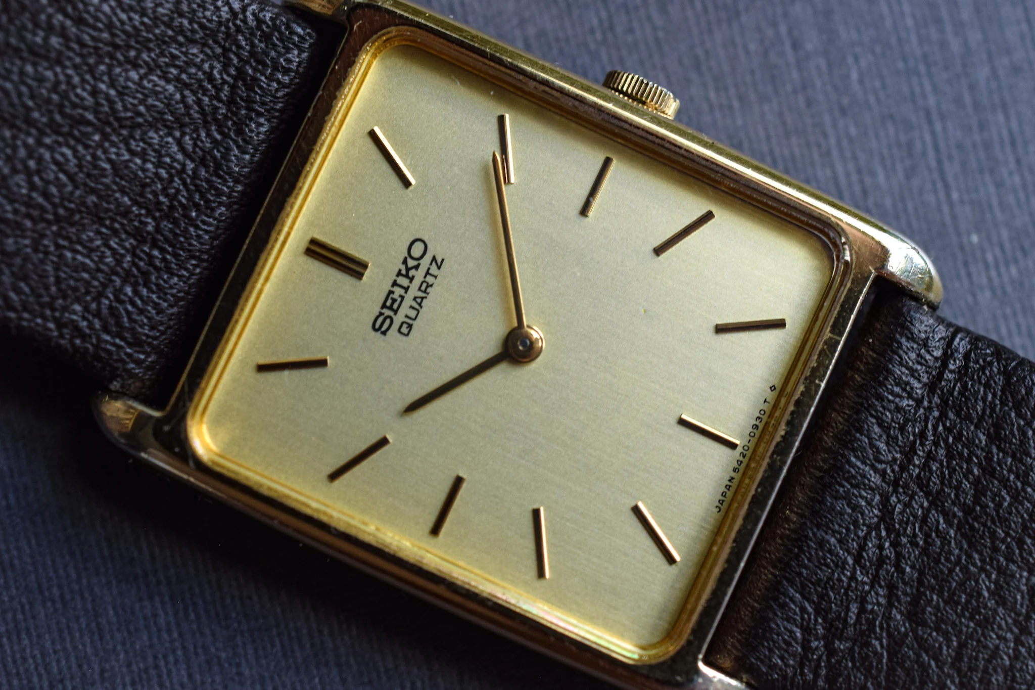 1983 Seiko Champagne Tank - Image 3