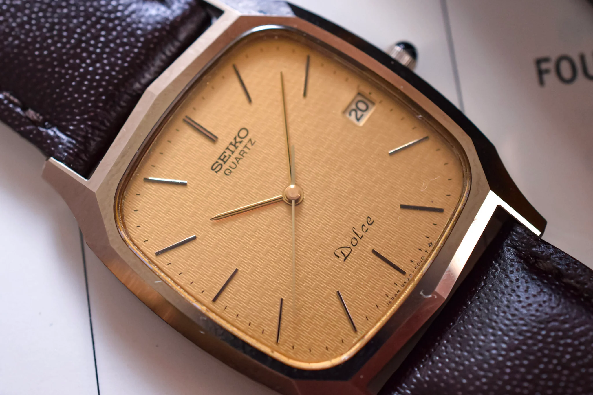 1983 Seiko Dolce NSAG Honeycomb Deca - Image 3
