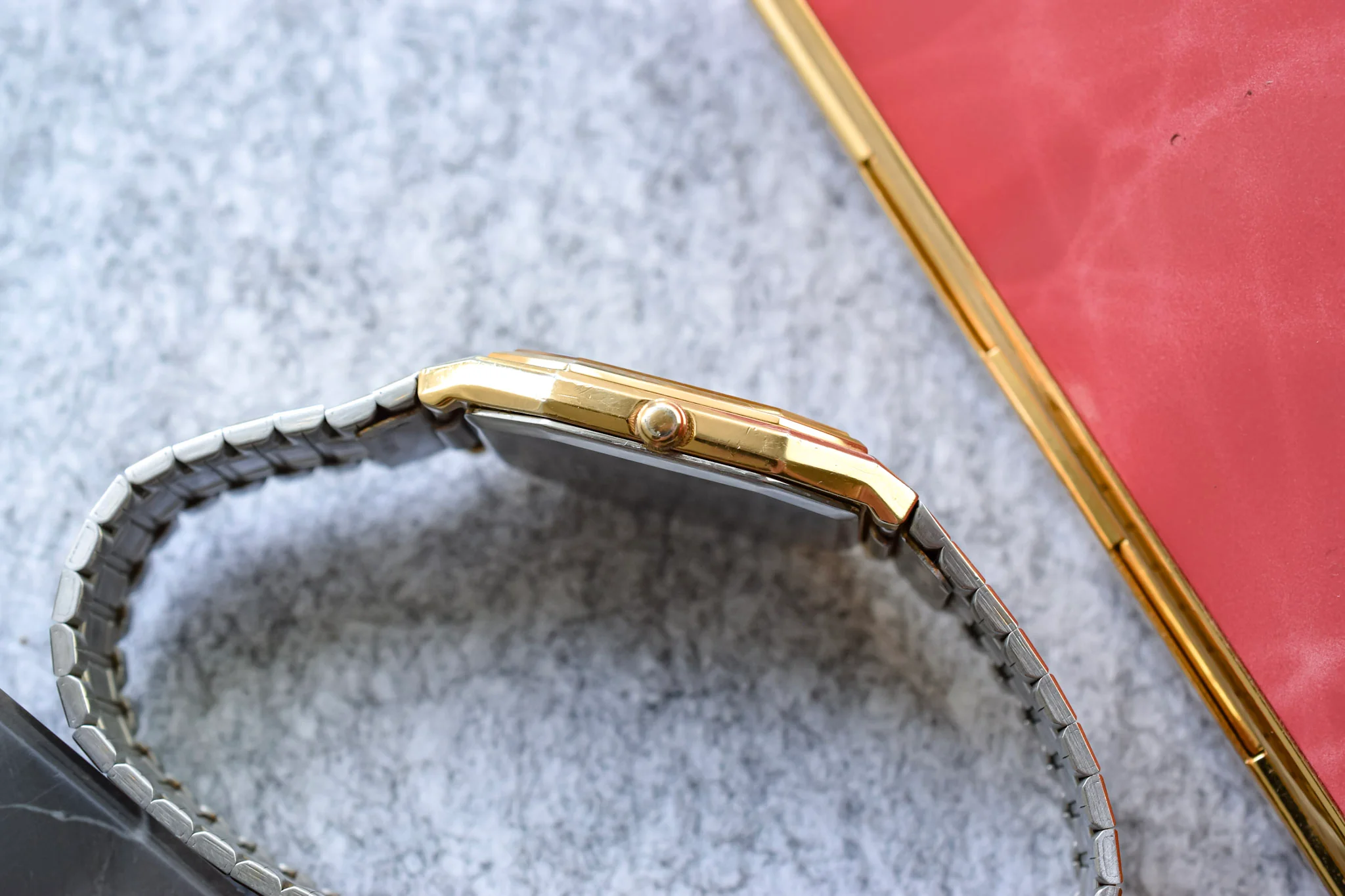 1983 Seiko Honeycomb Octo with Royal Oak style Bracelet - Image 3