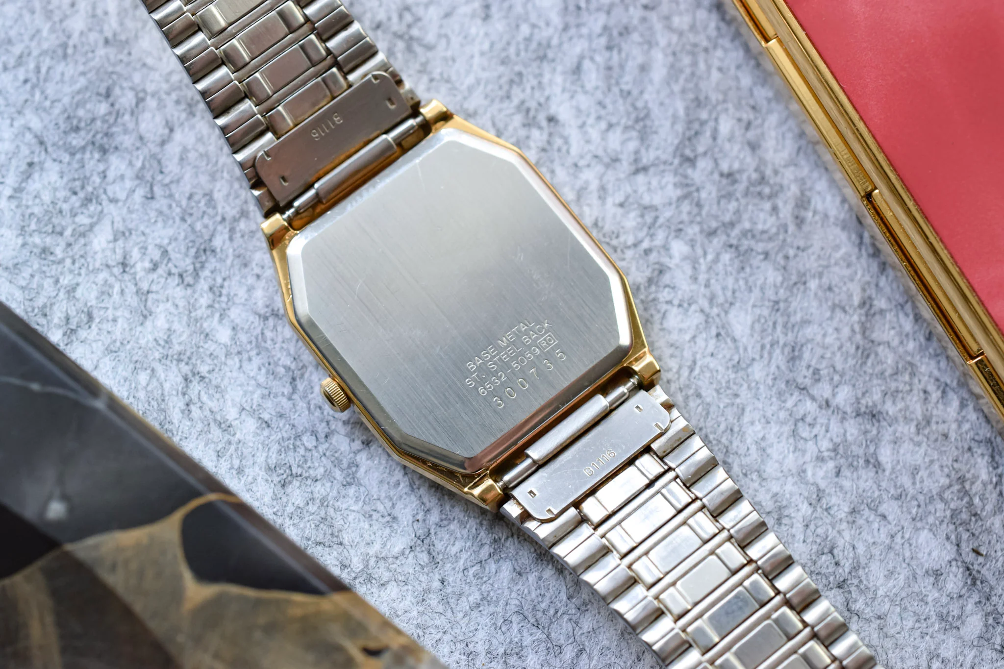 1983 Seiko Honeycomb Octo with Royal Oak style Bracelet - Image 7