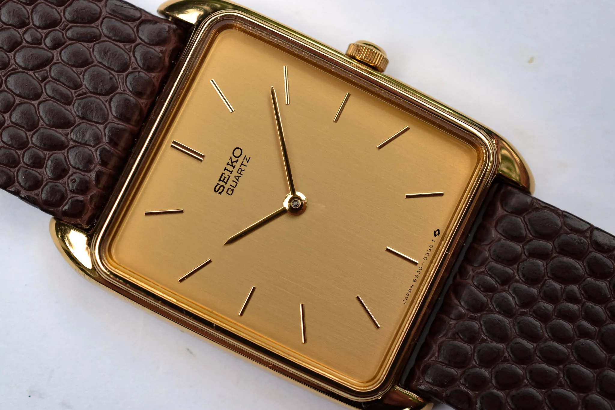 1983 Seiko Stepped Bezel Tank - Image 2