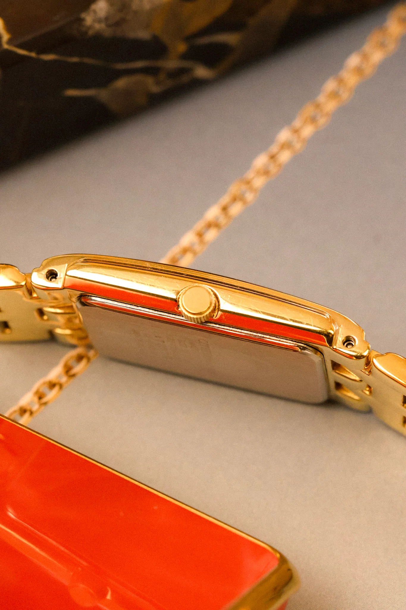 1984 Citizen Golden Diamond Dial Cuff - Image 5