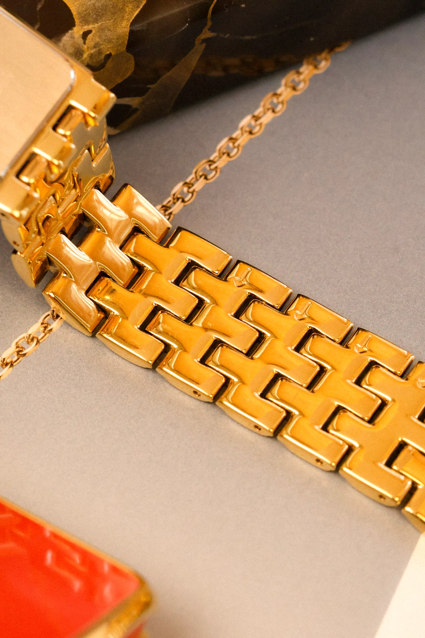 1984 Citizen Golden Diamond Dial Cuff - Image 7