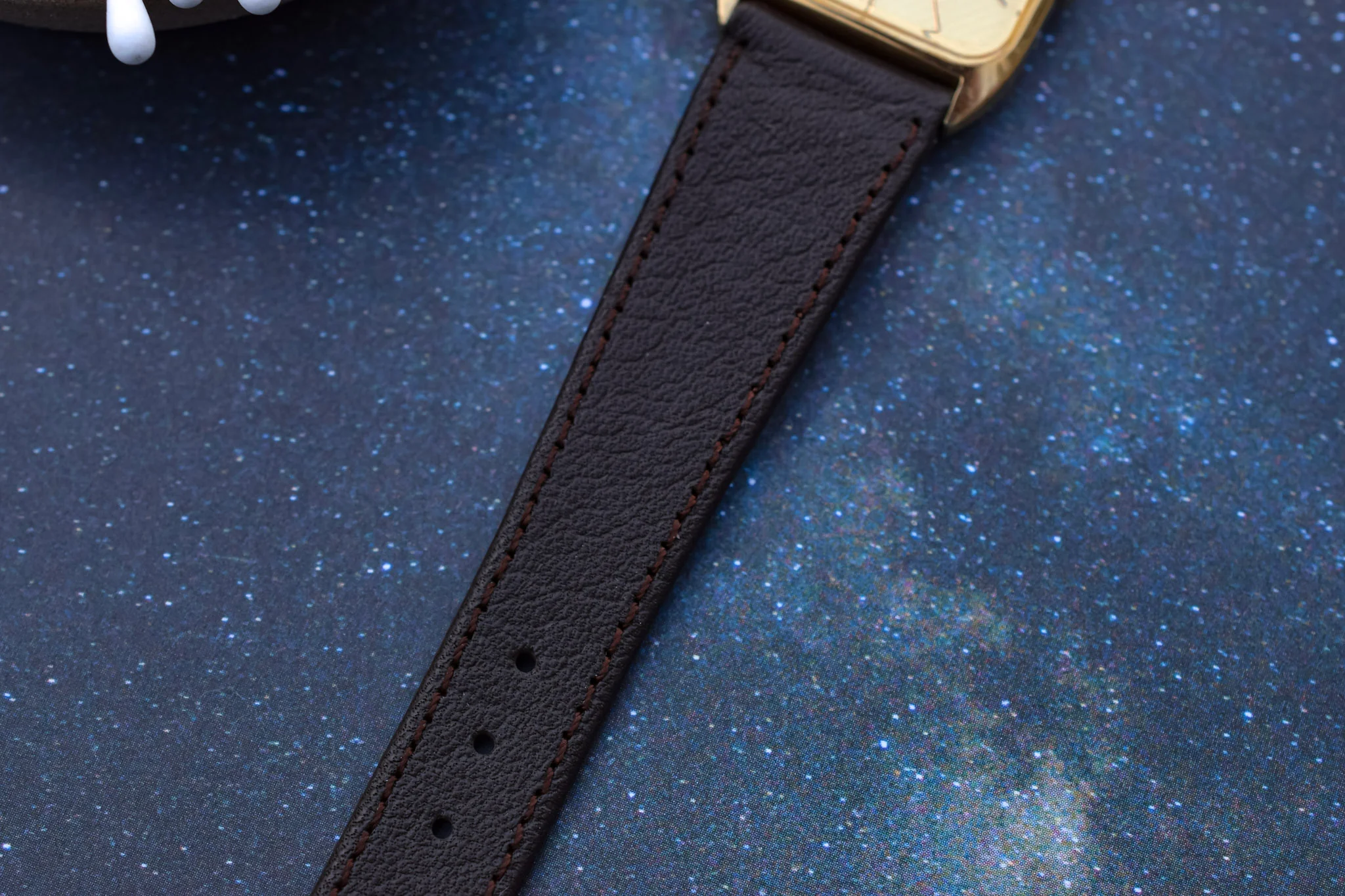 1984 Gold Tone Pulsar Quartz Tank Watch - Image 6