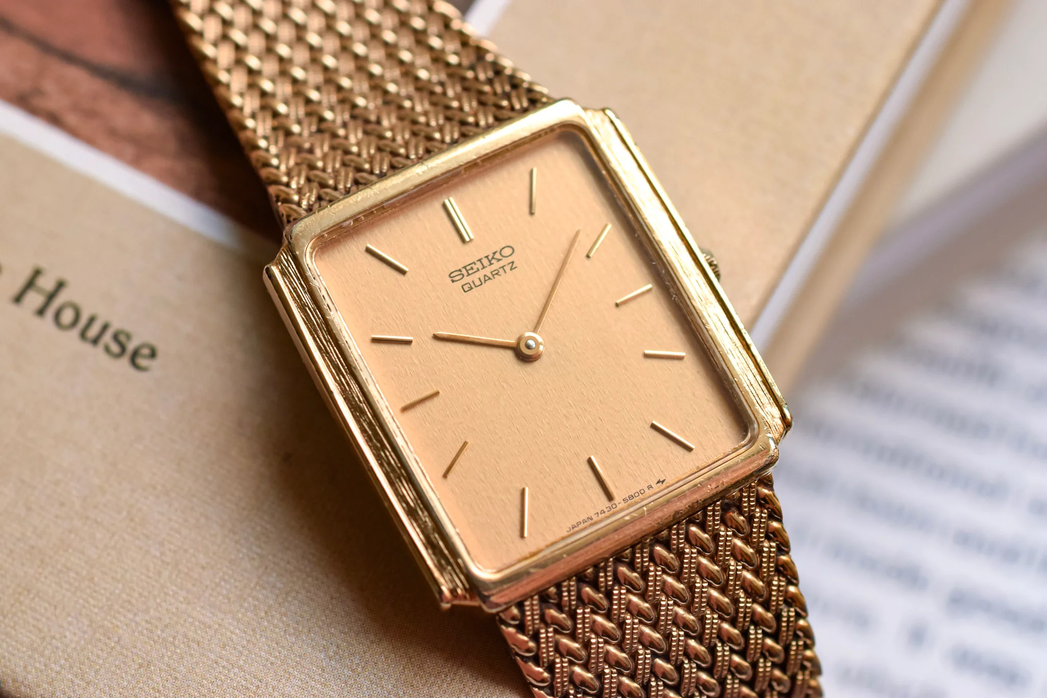 1984 Daini Seiko Bark Bezel Tank - Image 5