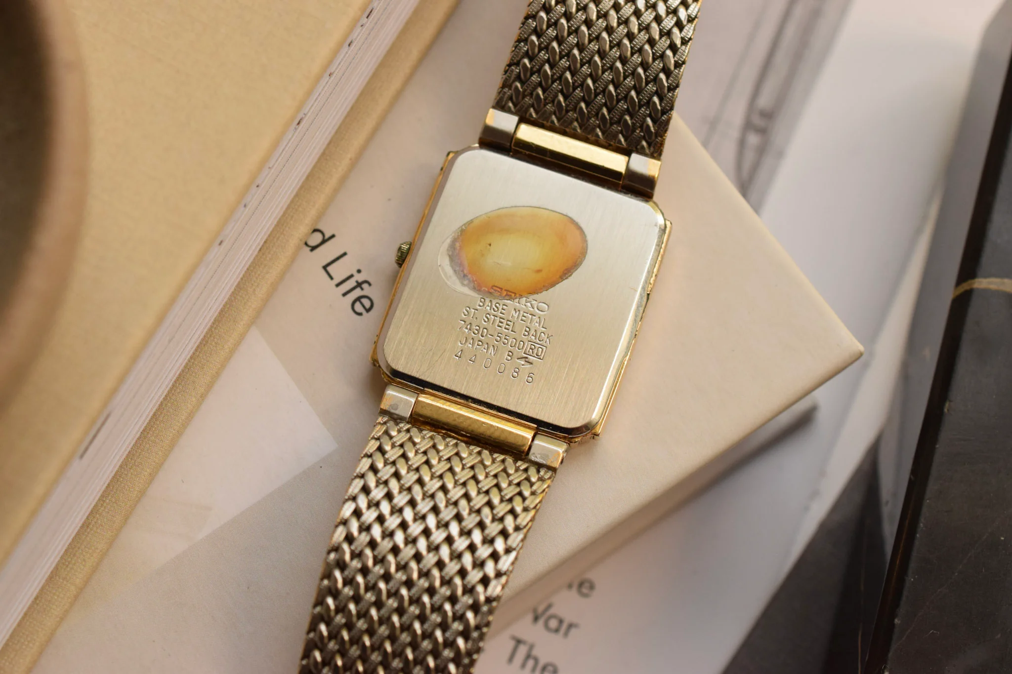 1984 Daini Seiko Bark Bezel Tank - Image 9