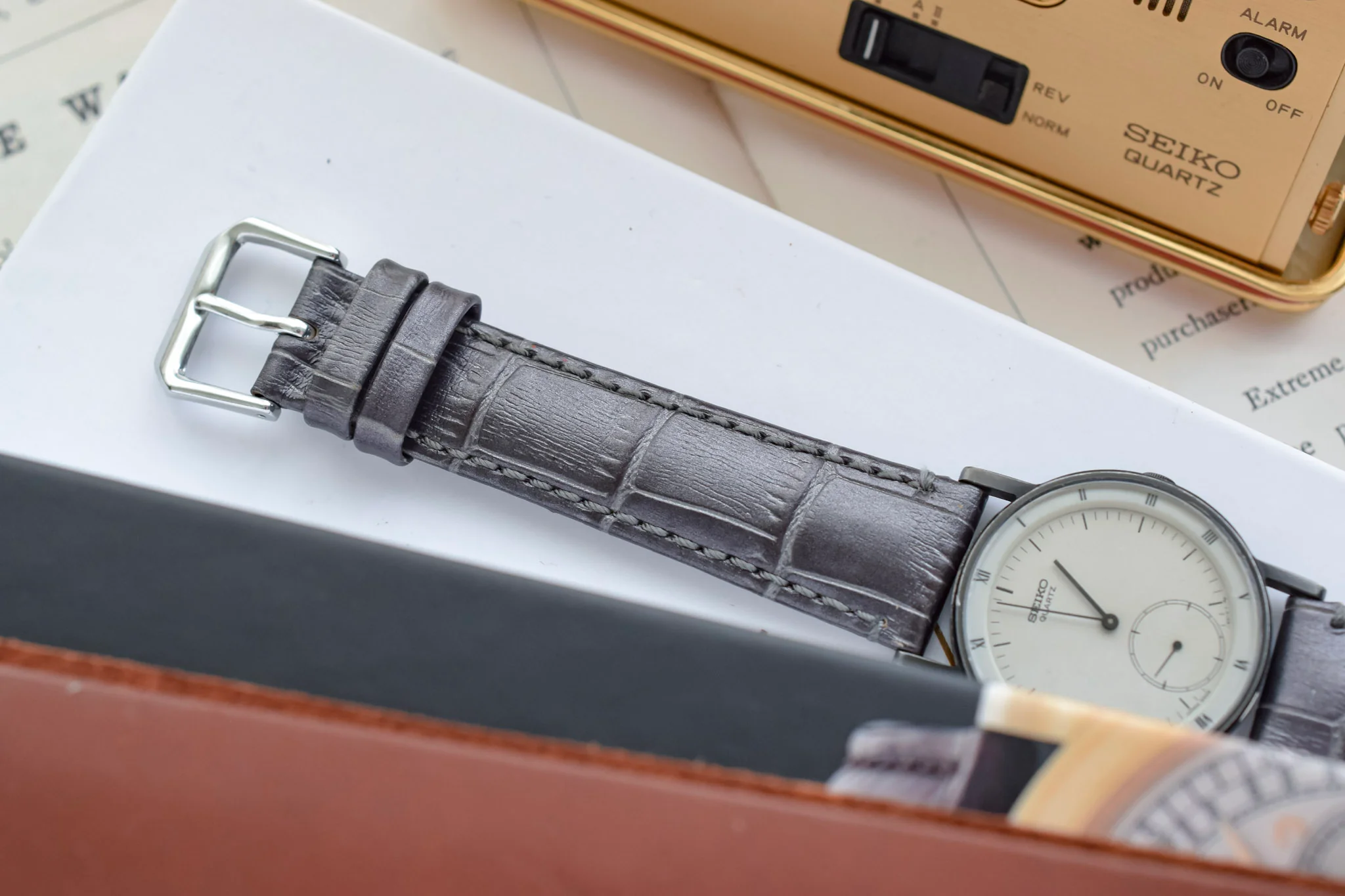 1984 Seiko Black Case Recessed Dial - Image 5