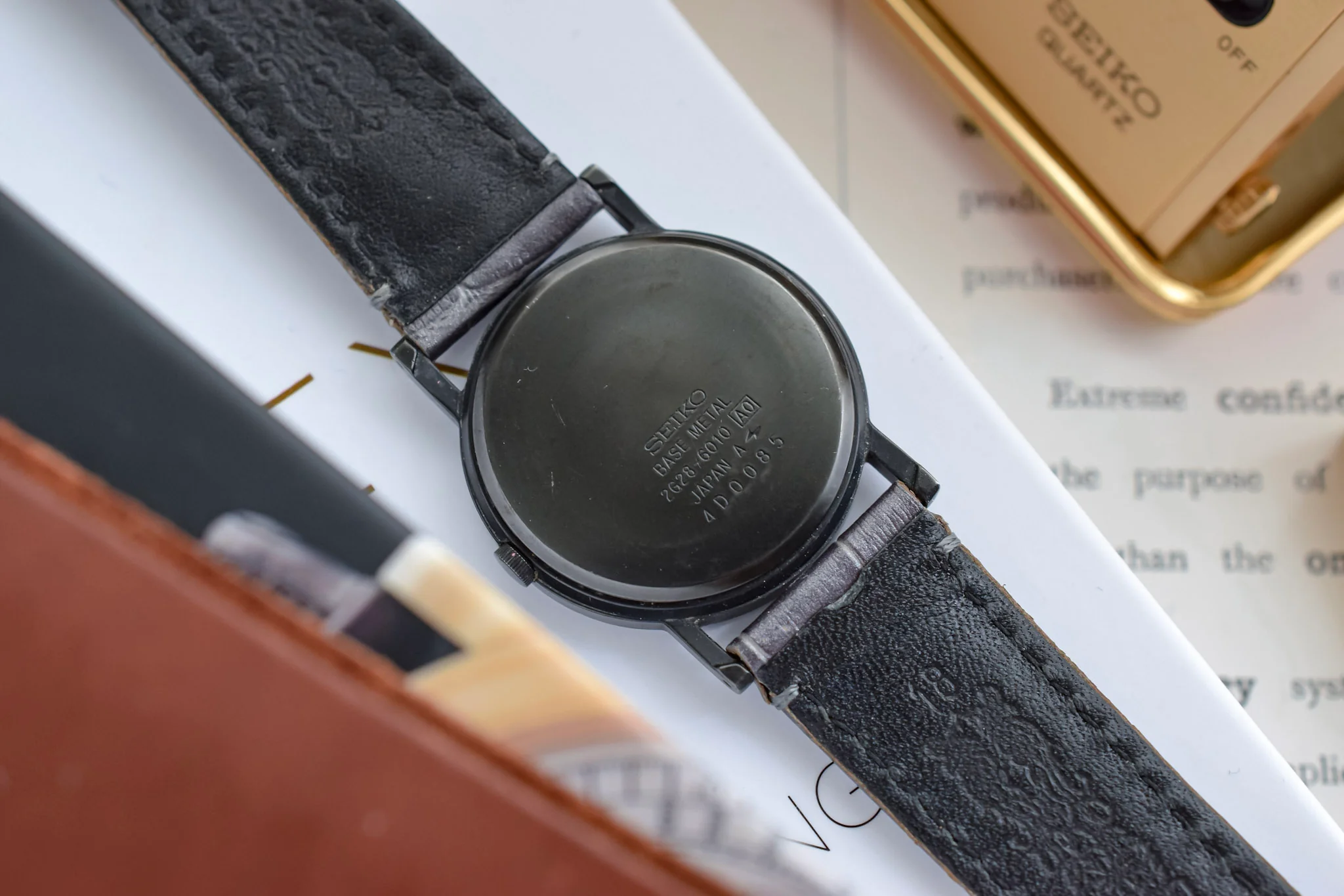 1984 Seiko Black Case Recessed Dial - Image 9