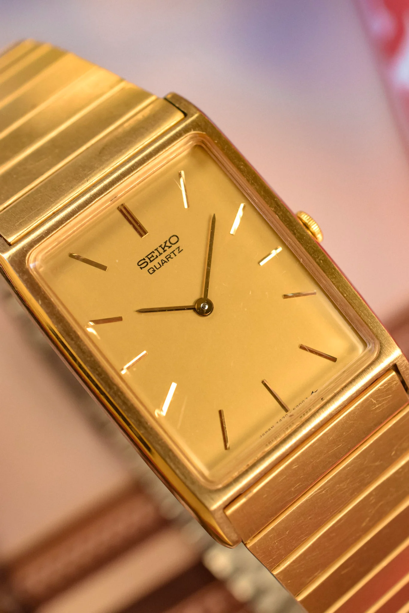 1984 Seiko Champagne Tank - Image 3