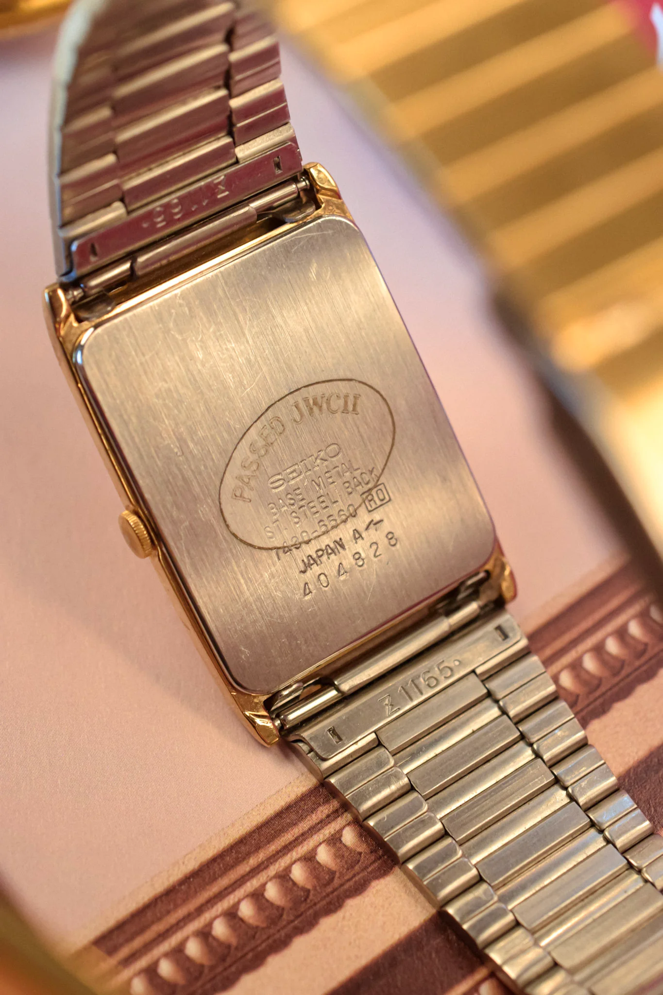1984 Seiko Champagne Tank - Image 8
