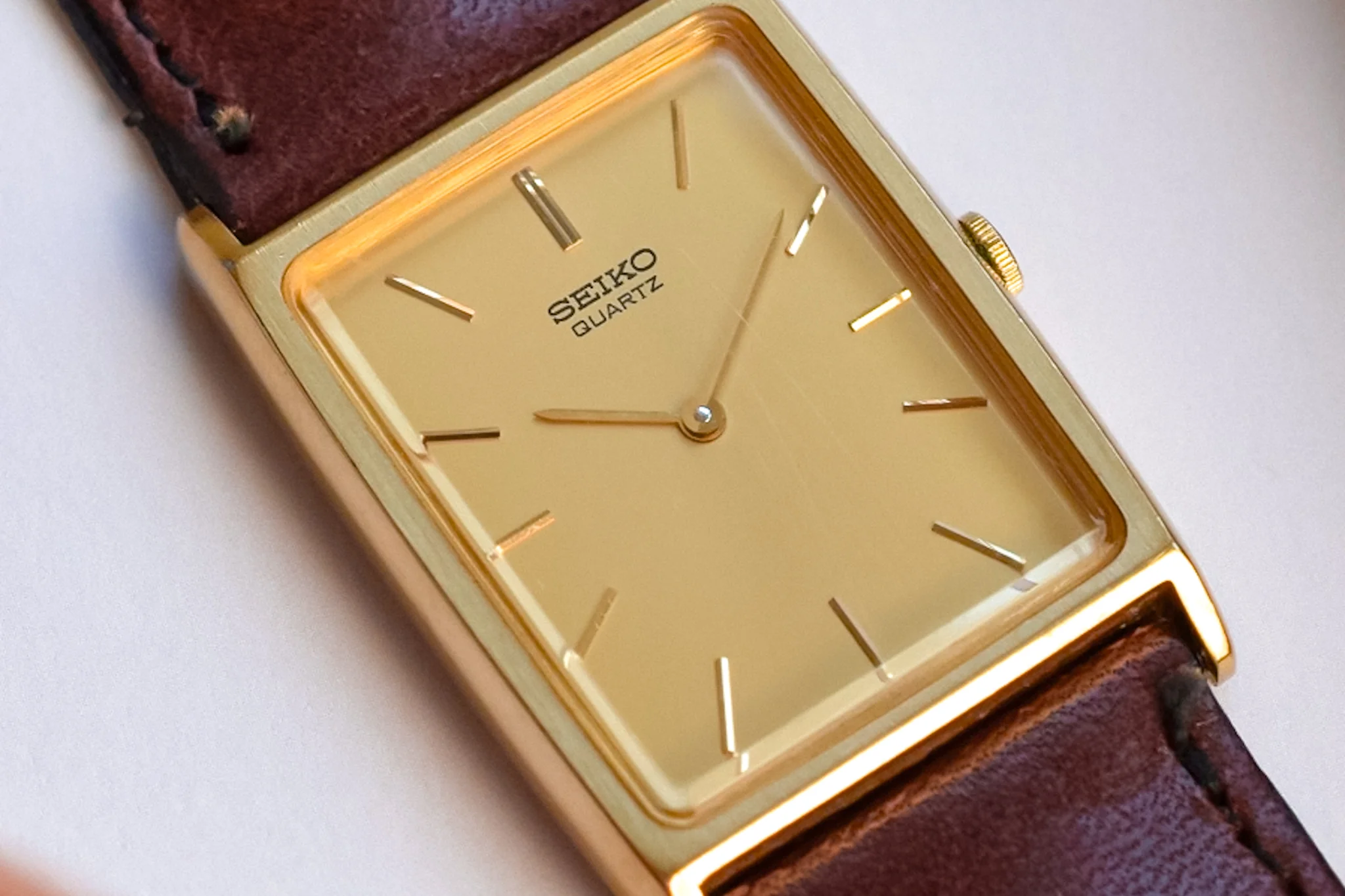 1984 Seiko Champagne Tank - Image 2
