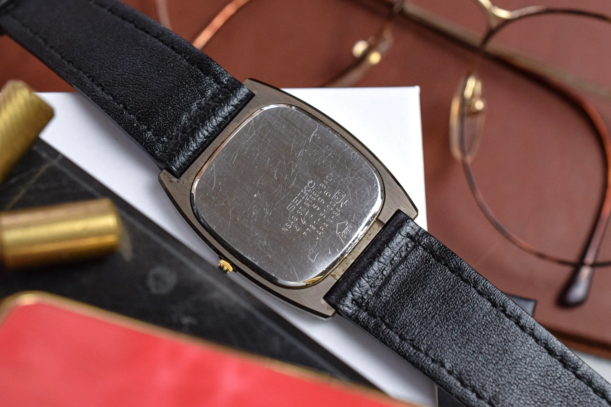 1984 Seiko Dolce NSAG Tapestry Dial Octo - Image 11