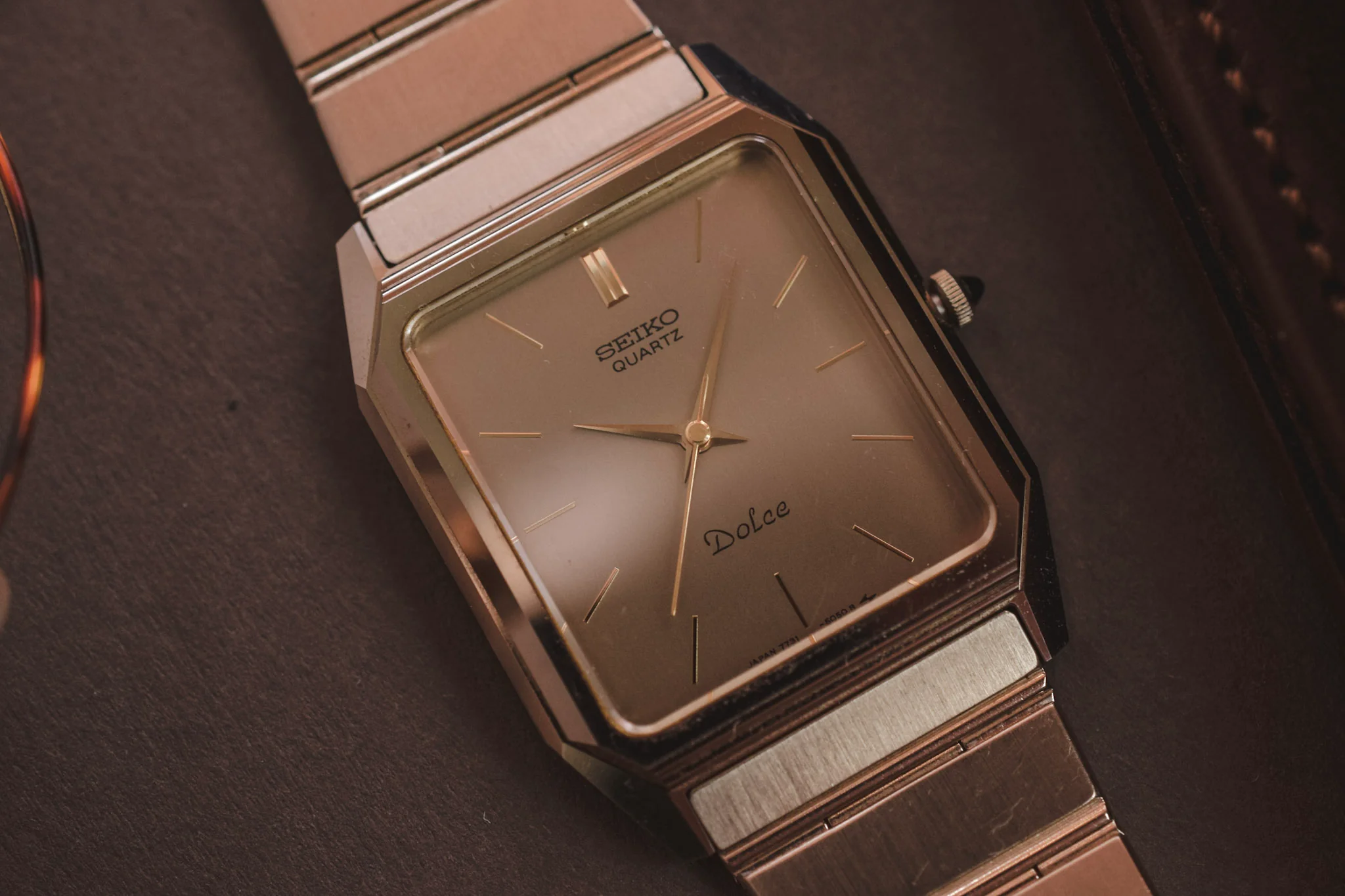 1984 Seiko Dolce Rose Gold NSAG Octo - New Old Stock - Image 3