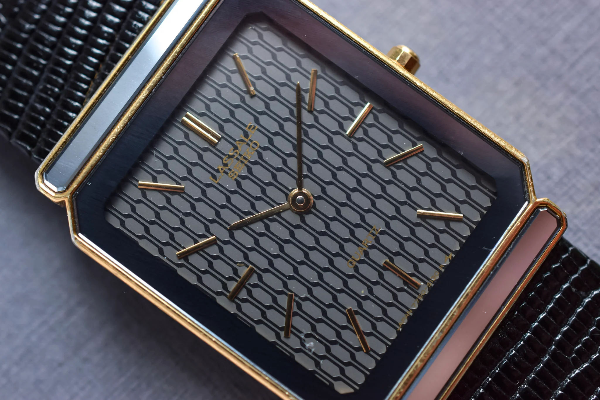 1984 Seiko Lassale Hooded Lug Octo - Image 3