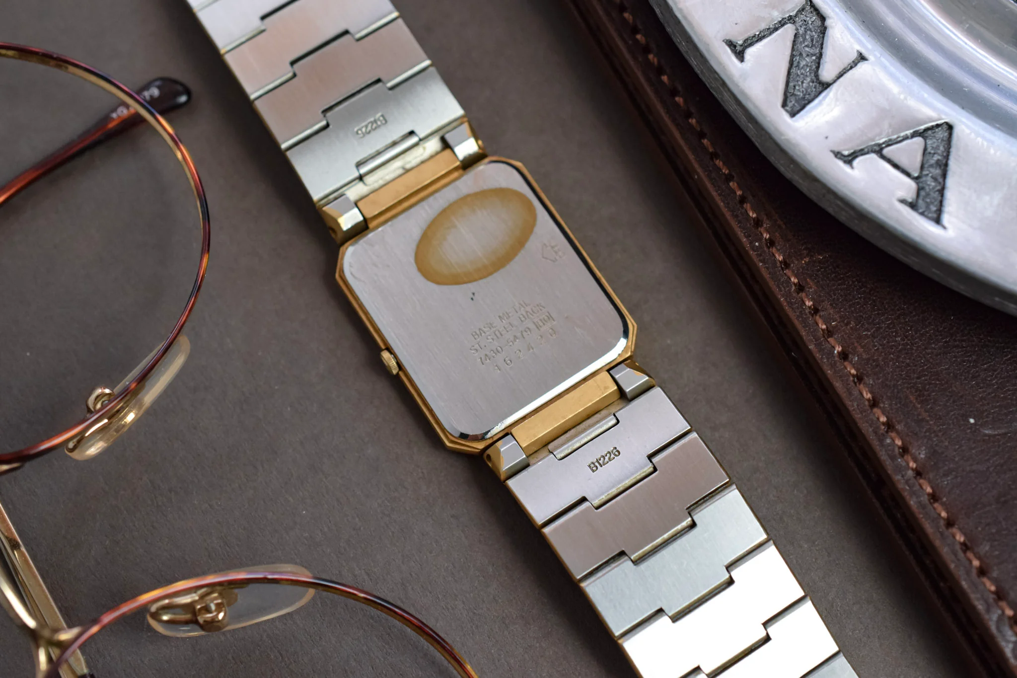 1984 Seiko Santos Golden Tapestry Dial - Image 10