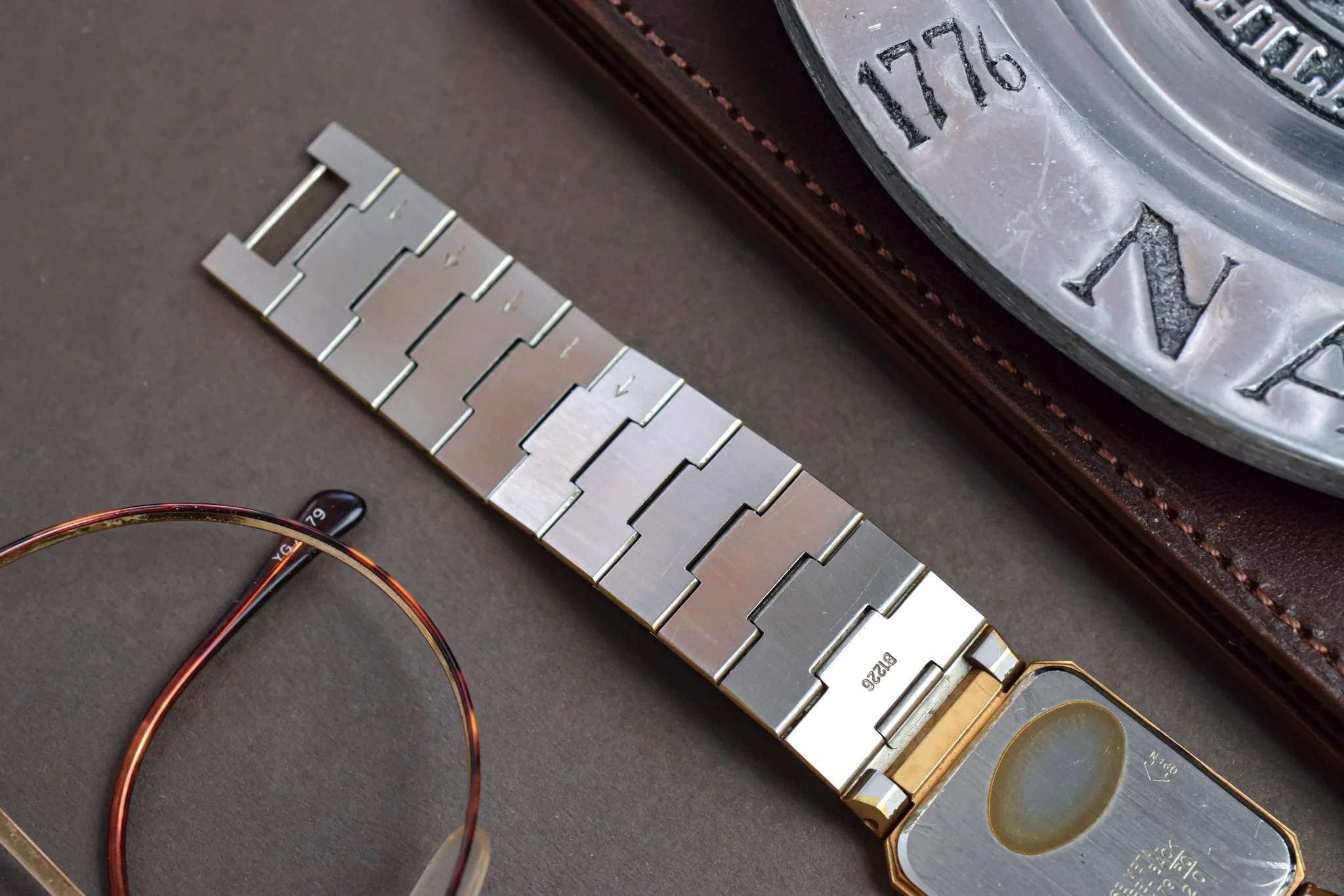 1984 Seiko Santos Golden Tapestry Dial - Image 6