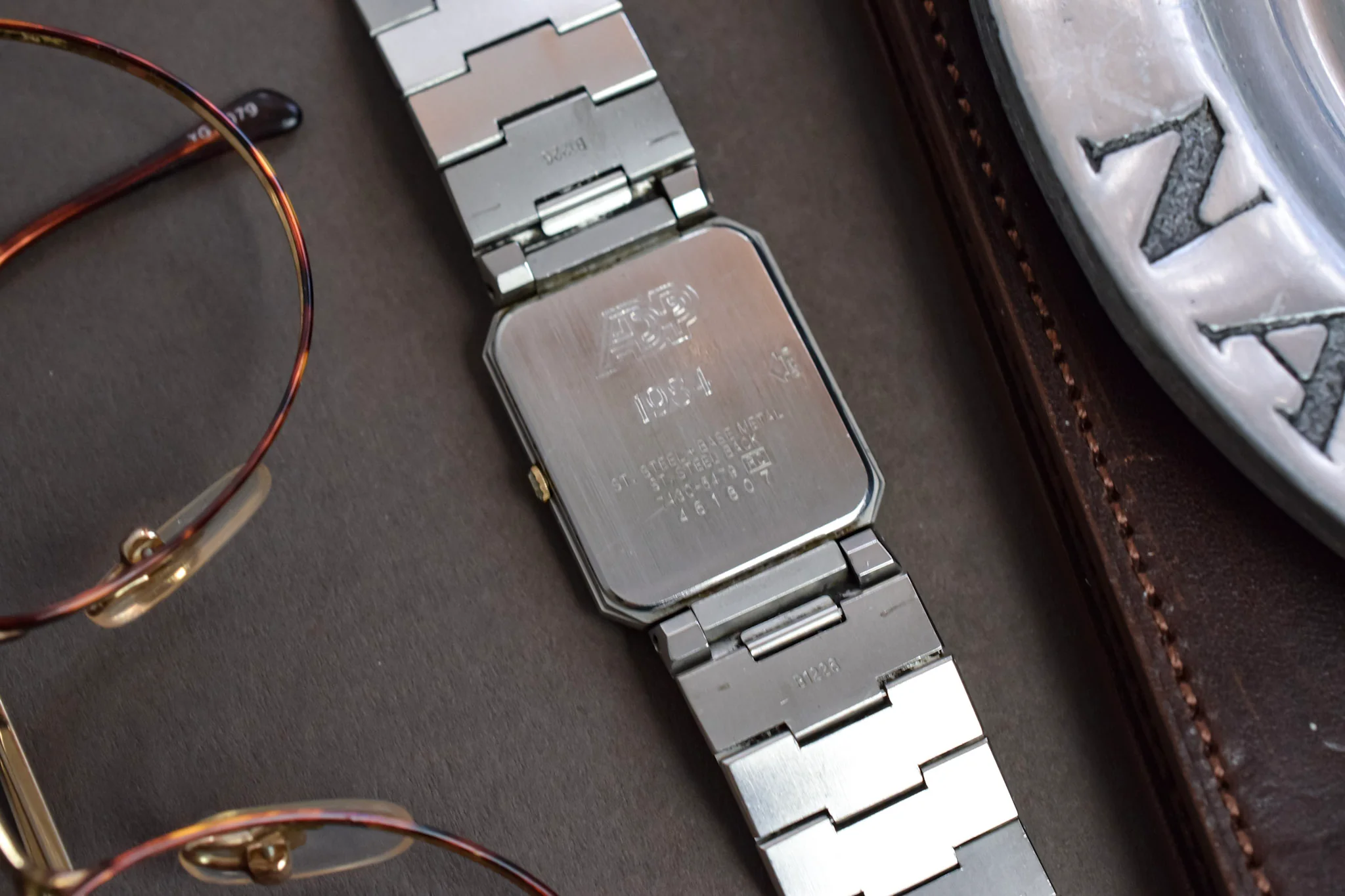 1984 Seiko Santos Two Toned Gray Tapestry Dial - Image 10