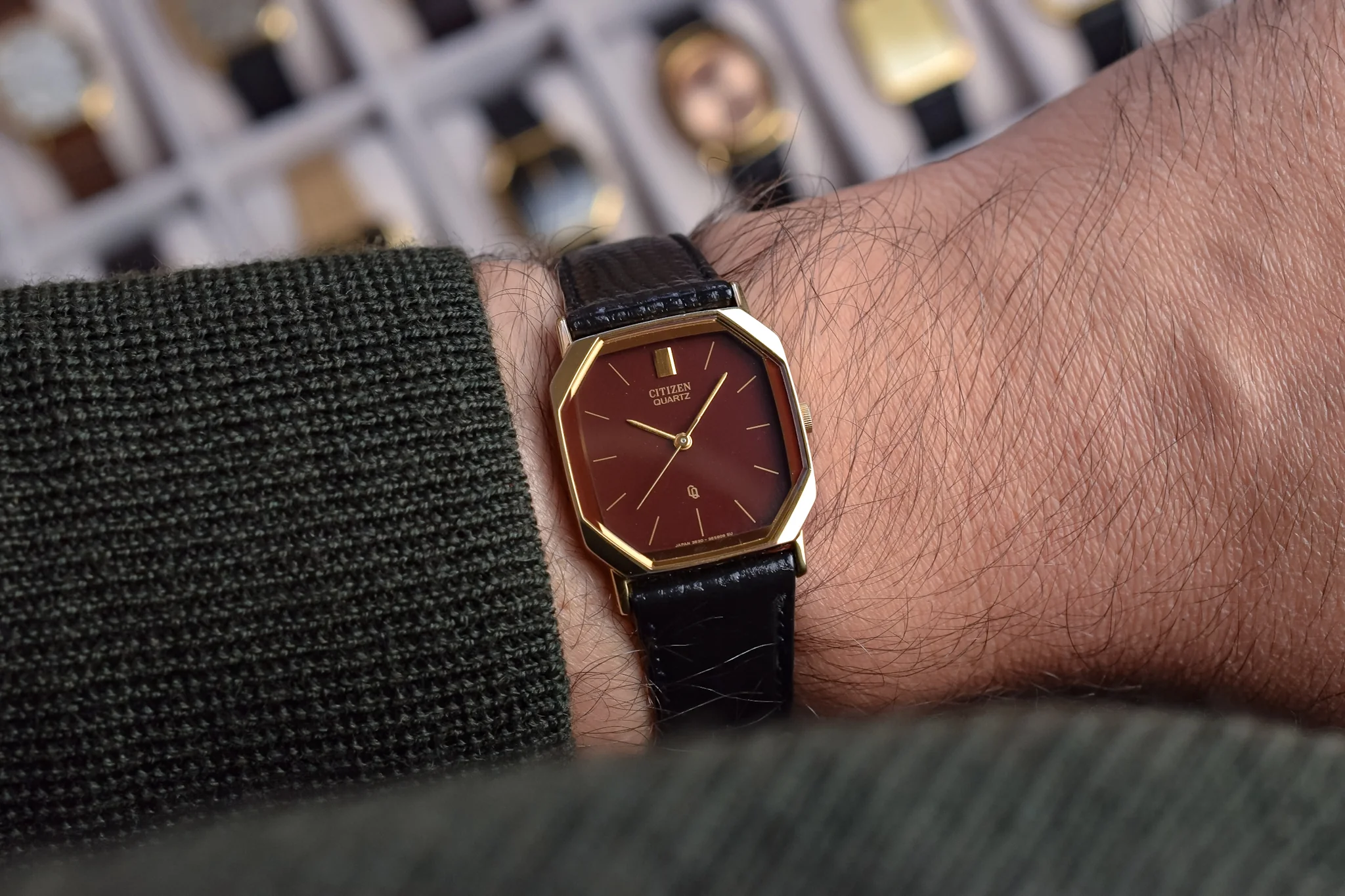 1985 Citizen Chocolate Dial Octo - Image 3