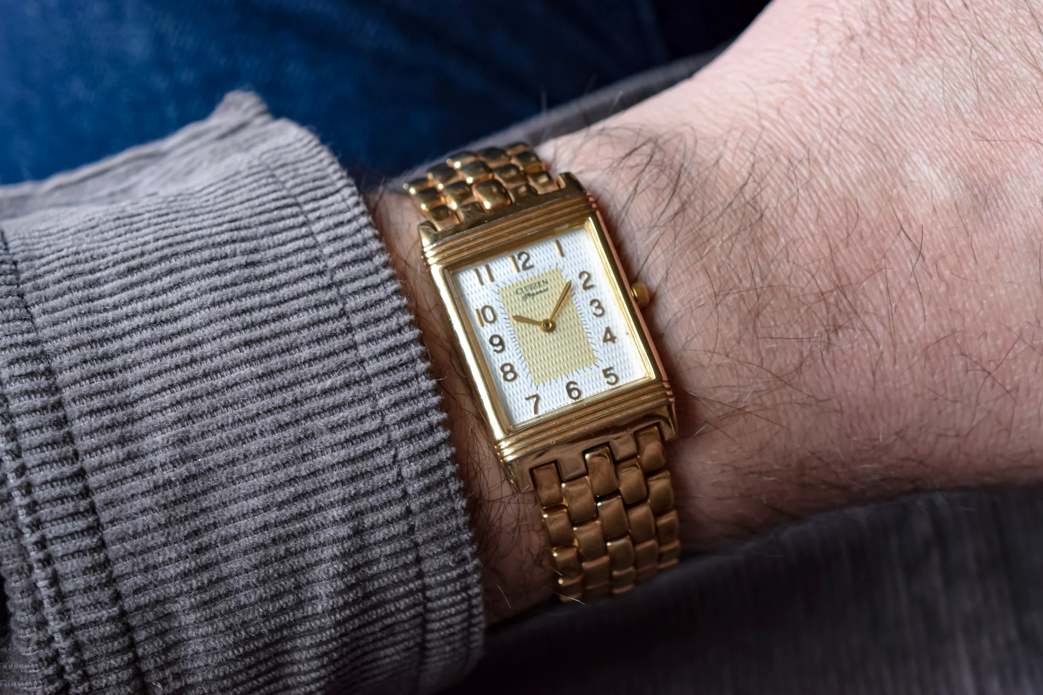 1985 Citizen Elegance "JLC" Daylight Honeycomb Dial - Image 3