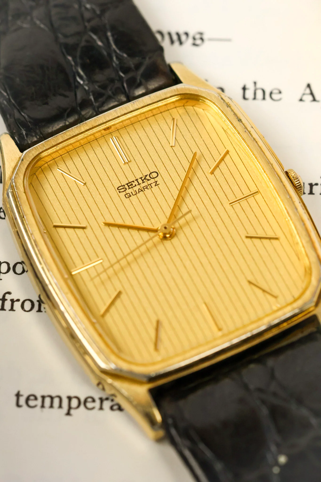 1985 Seiko Champagne Tapestry Octo - Image 3