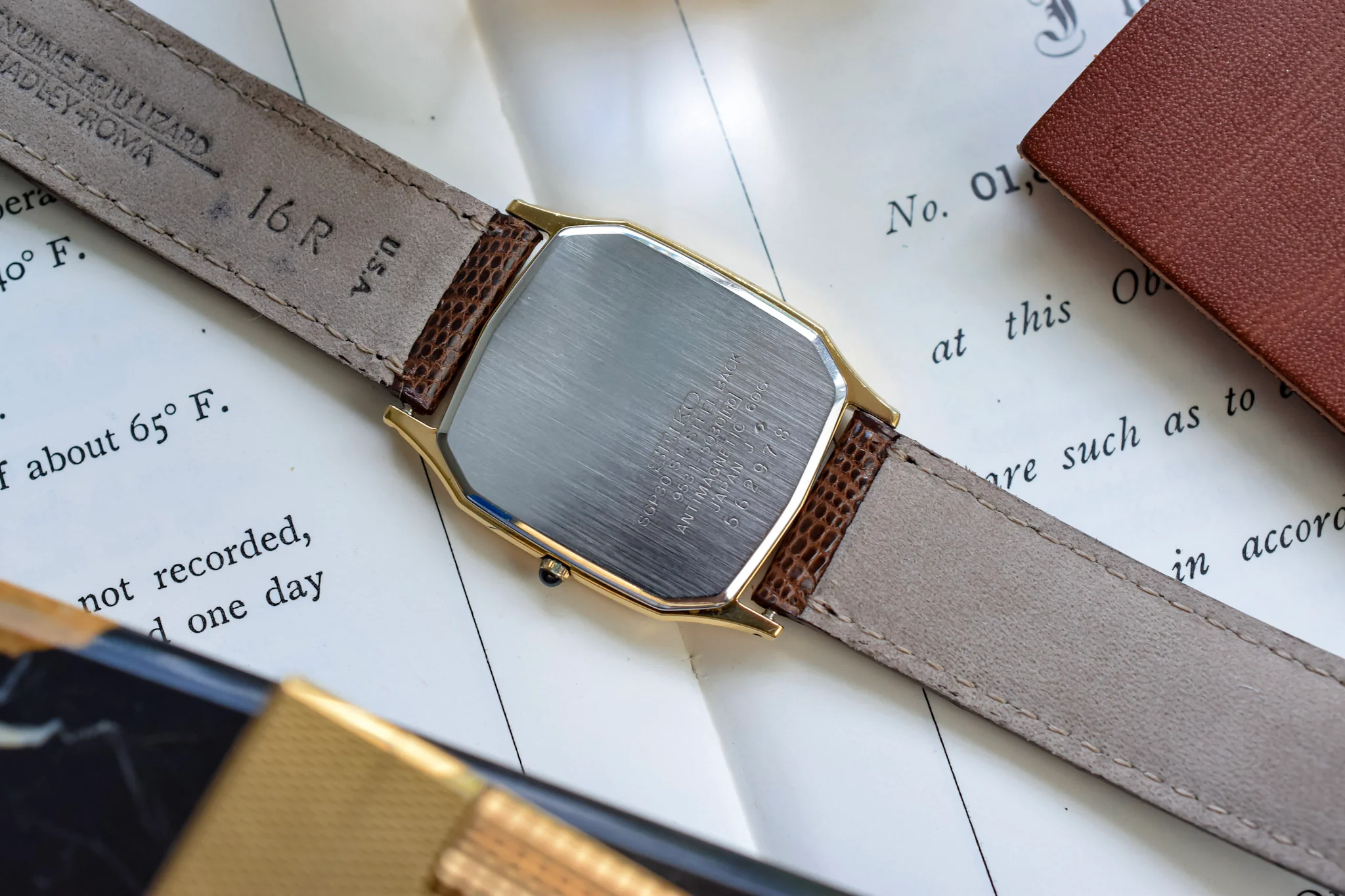 1985 Seiko Dolce Champagne Bark Dial Octo - Image 10