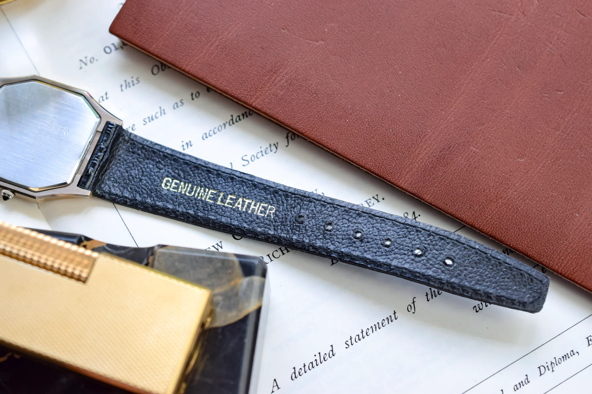 1985 Seiko Dolce NSAG Tapestry Dial Octo - Image 8