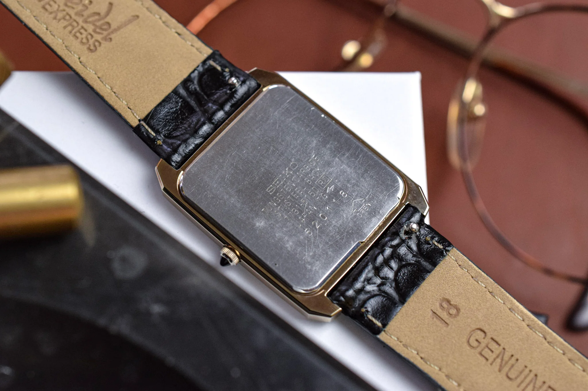 1985 Seiko Dolce Tungsten Carbide Polygon - Image 11
