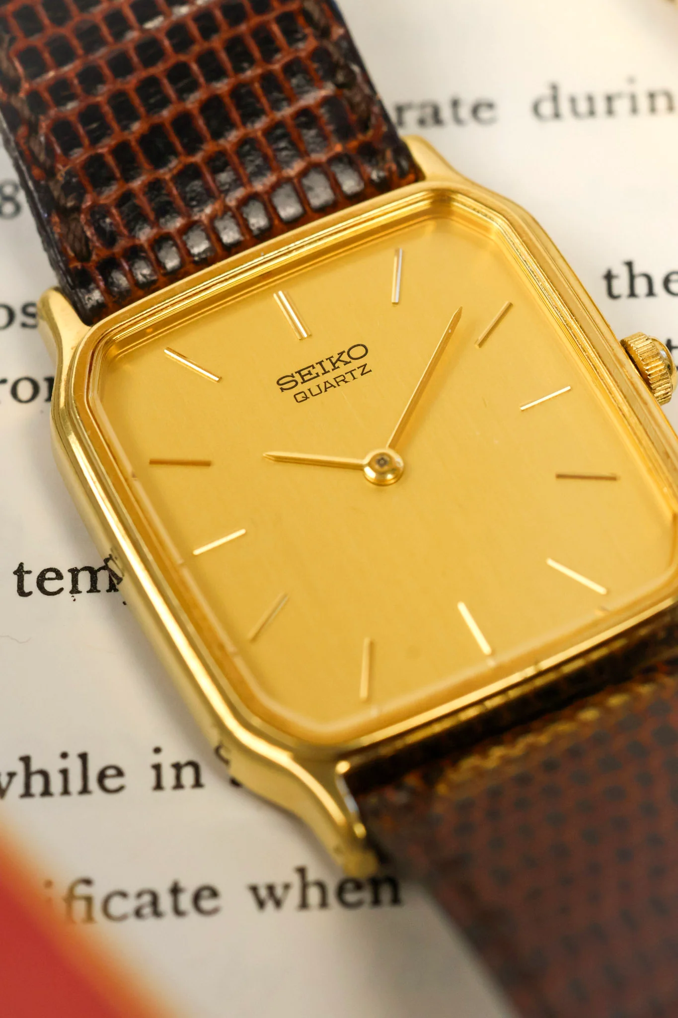 1985 Seiko Golden Lemon Dial Octo - Image 3