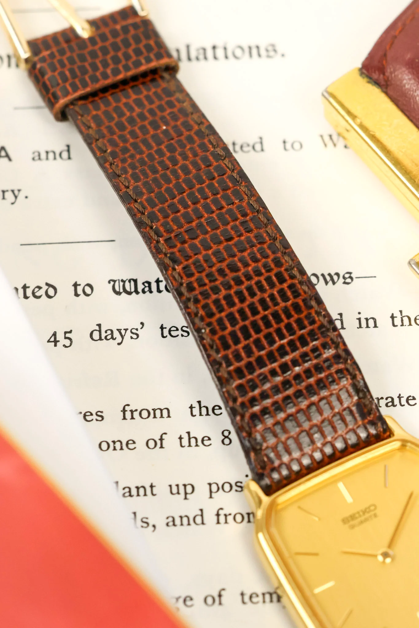 1985 Seiko Golden Lemon Dial Octo - Image 7