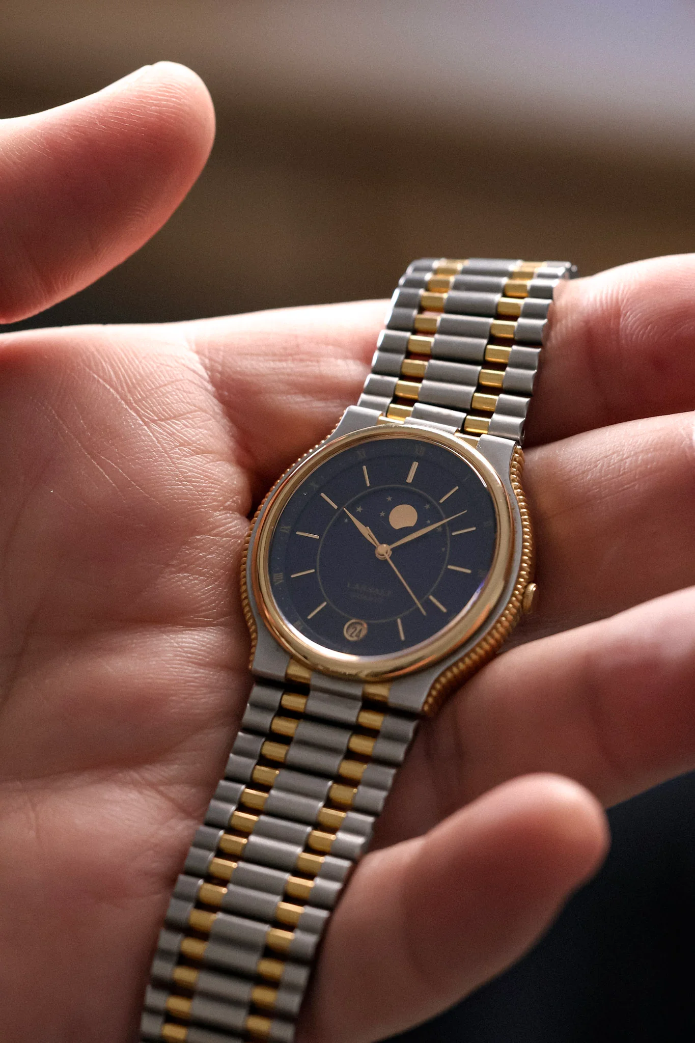 1985 Seiko Lassale Moonphase Coin Edge Ellipse - Image 4